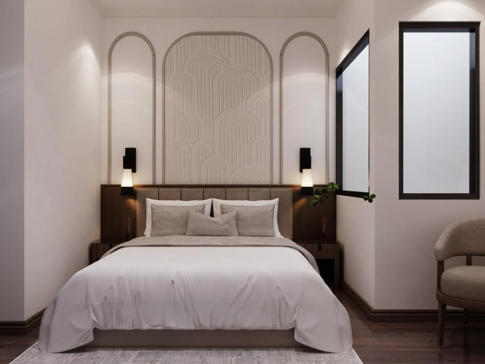 Bed in L'amant de Hanoi Hotel - khách sạn Lamant de Hà Nội