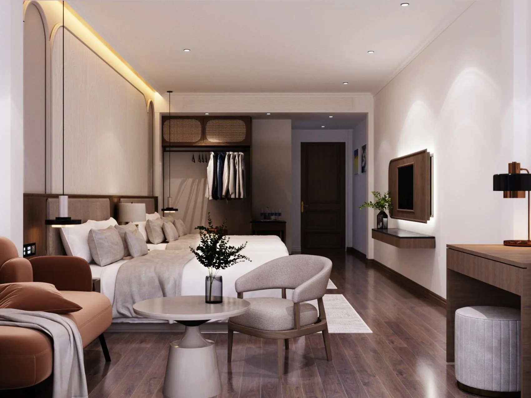 TV and multimedia in L'amant de Hanoi Hotel - khách sạn Lamant de Hà Nội