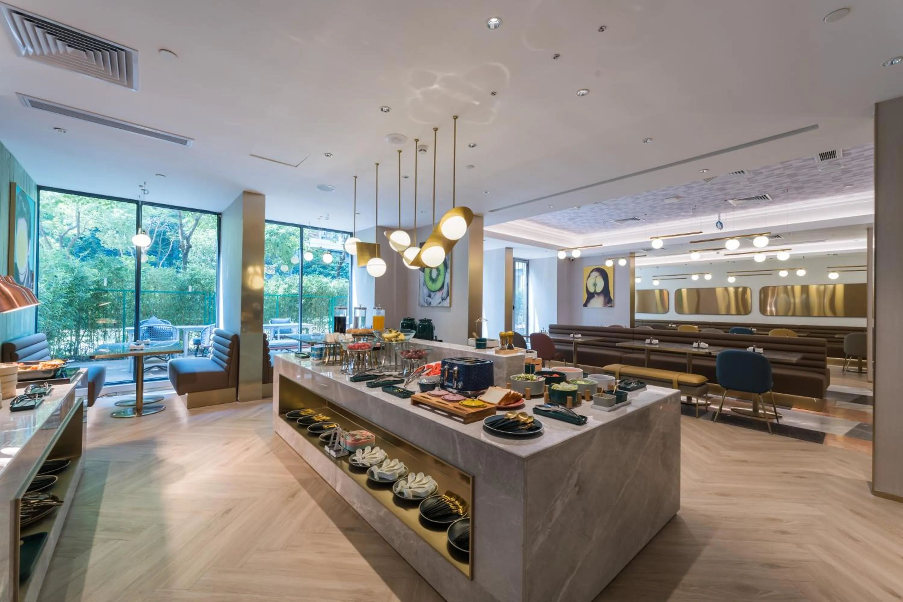 Restaurant/places to eat in Manxin Hotel Guangzhou Baiyun Airport Branch