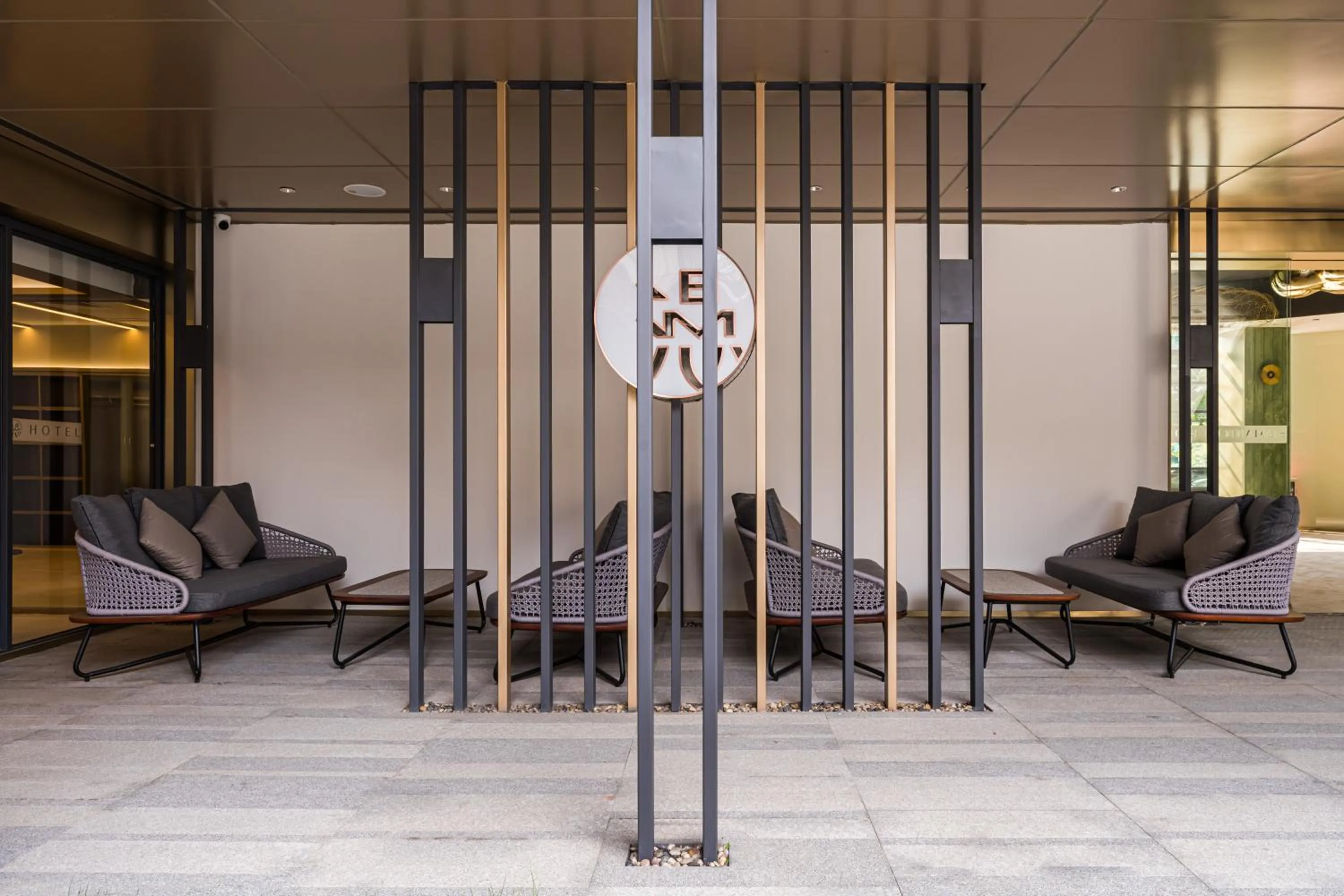 Seating area in Manxin Hotel Guangzhou Baiyun Airport Branch