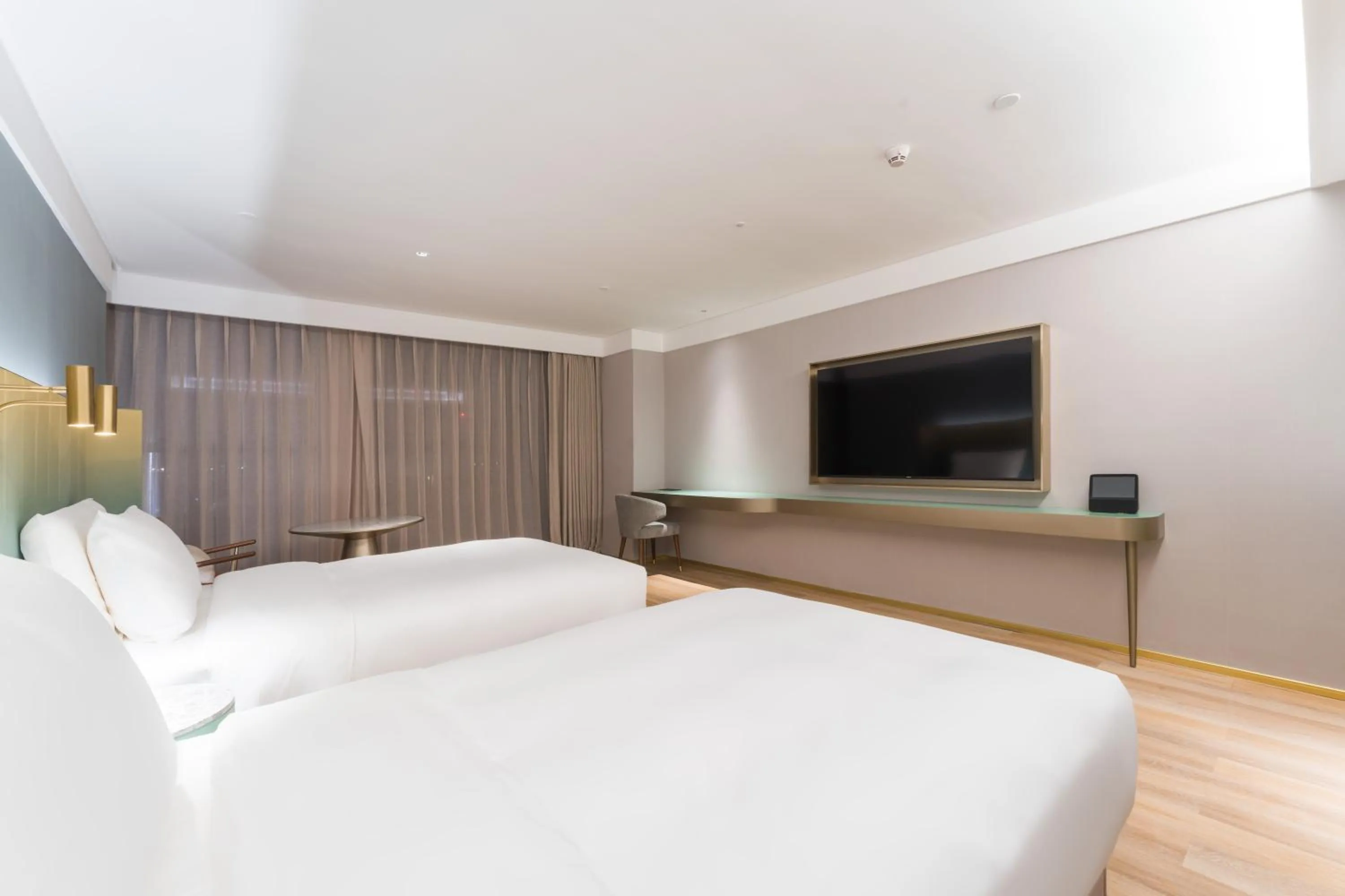 Bed in Manxin Hotel Guangzhou Baiyun Airport Branch