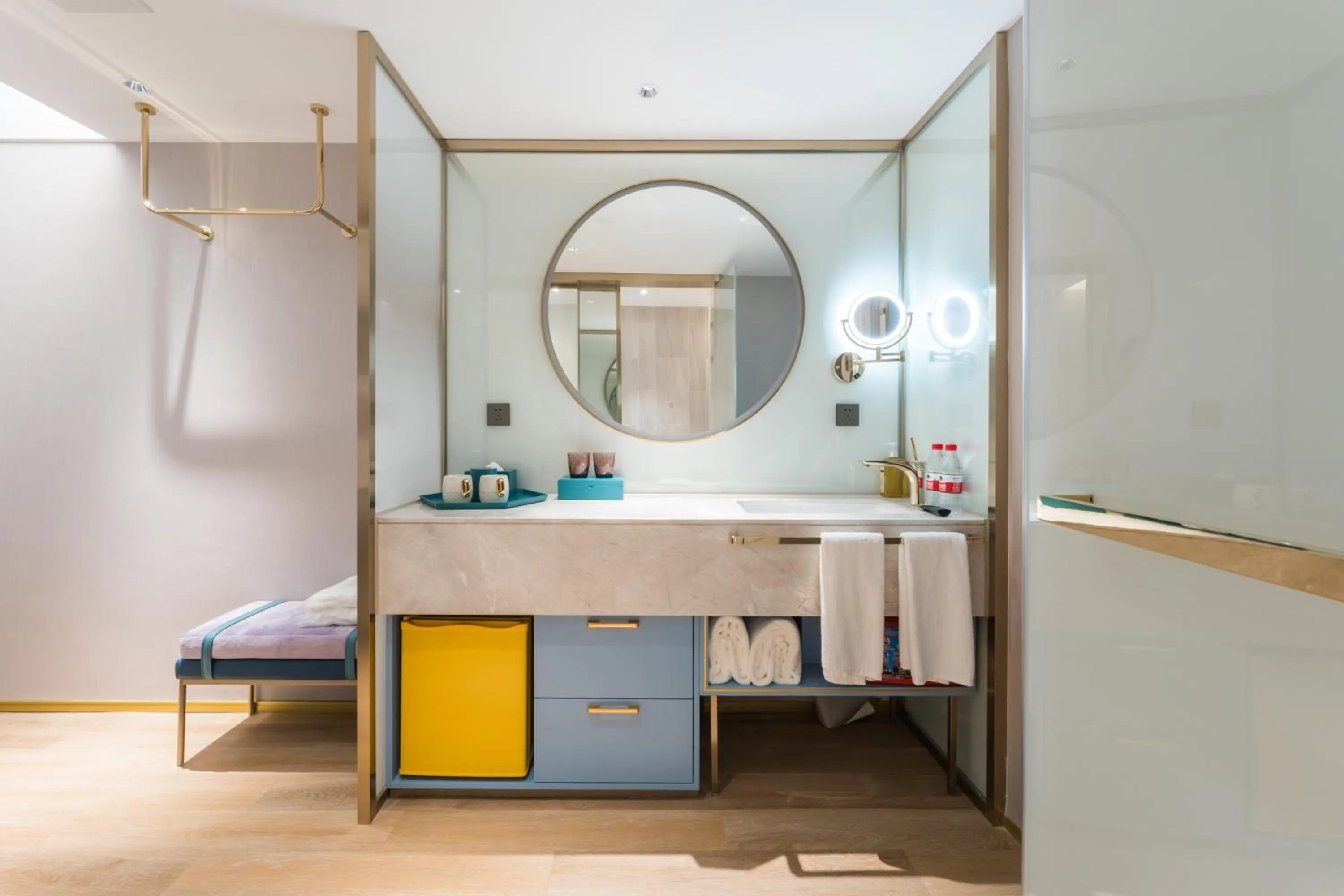 Bed in Manxin Hotel Guangzhou Baiyun Airport Branch