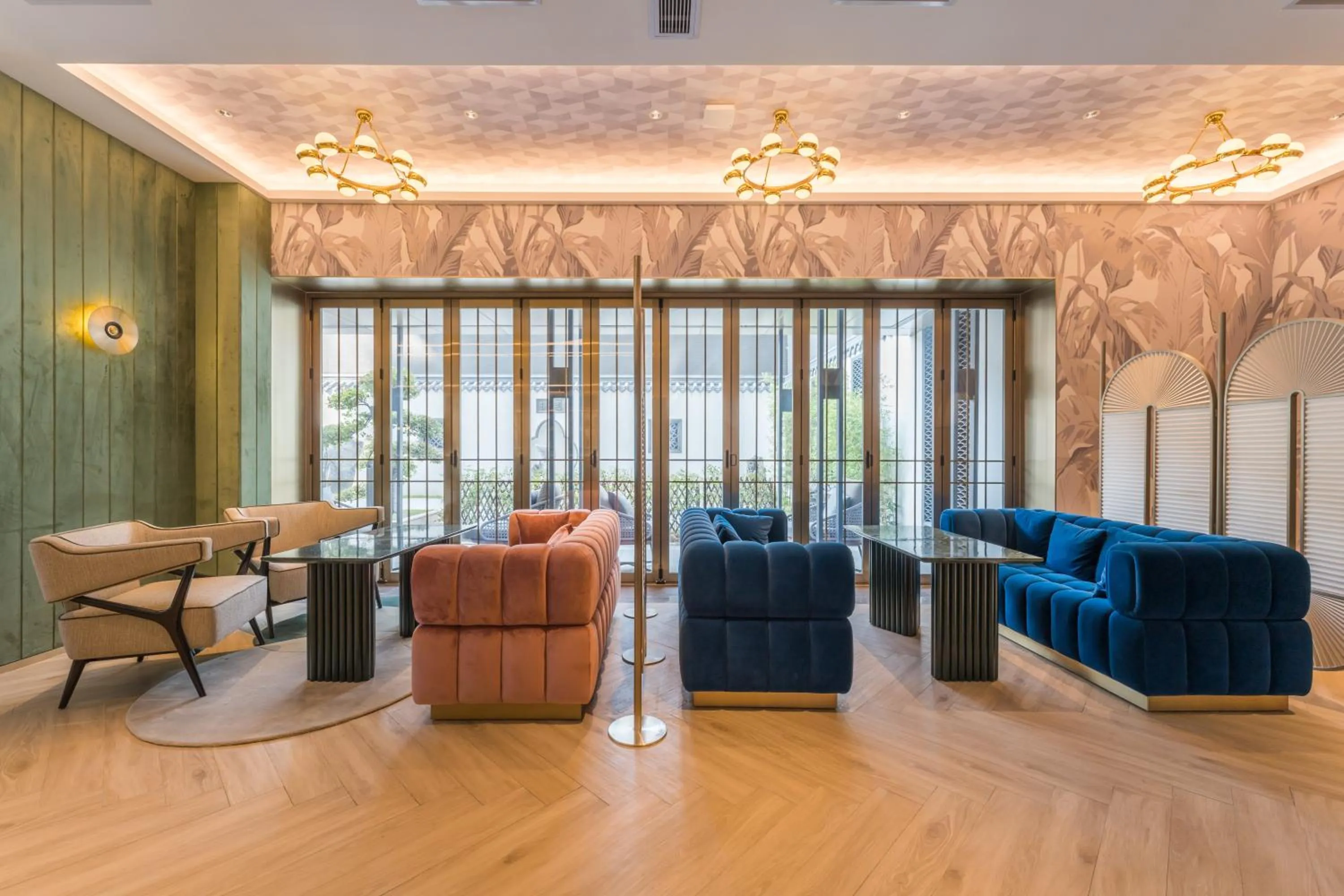 Seating area in Manxin Hotel Guangzhou Baiyun Airport Branch