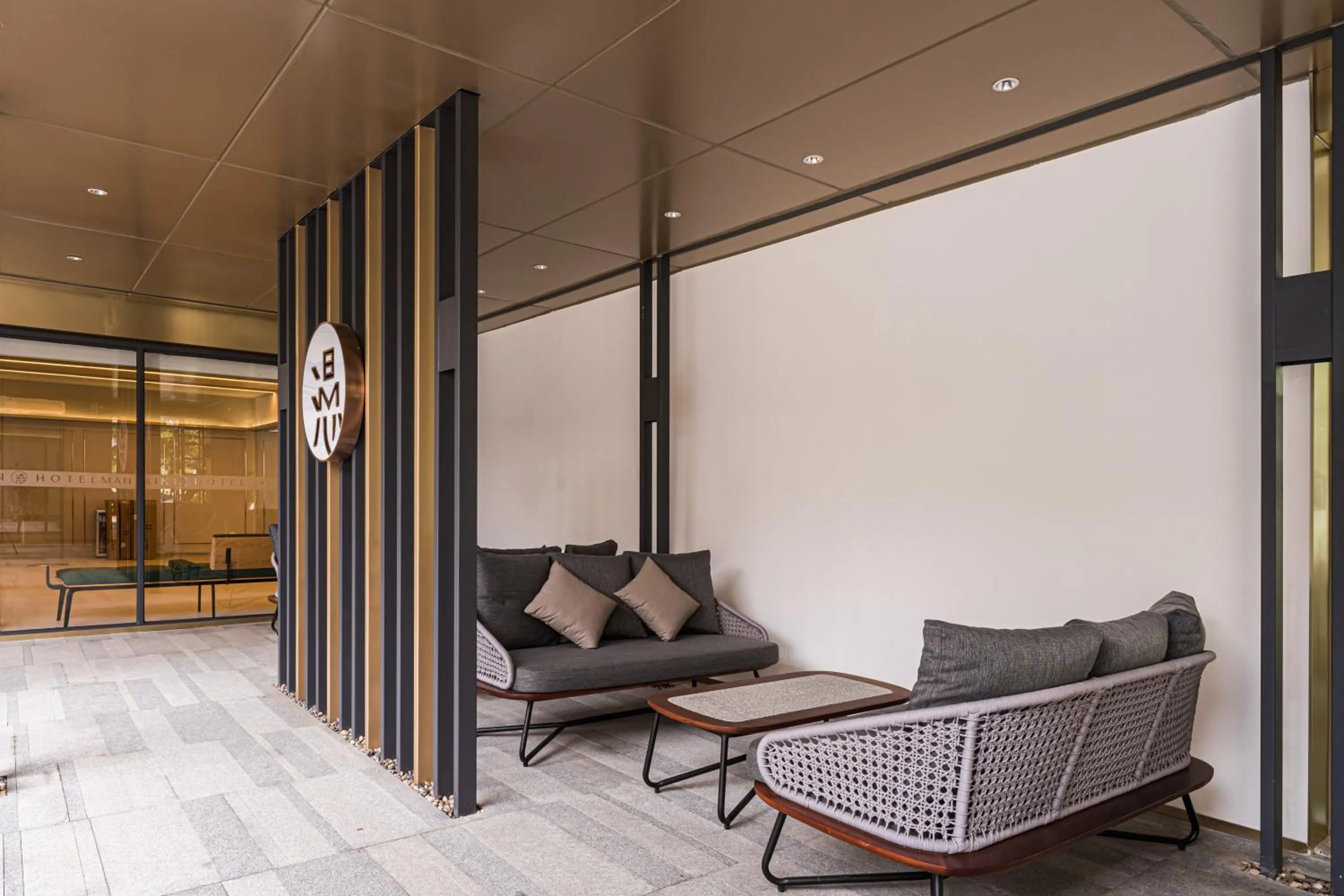 Seating area in Manxin Hotel Guangzhou Baiyun Airport Branch