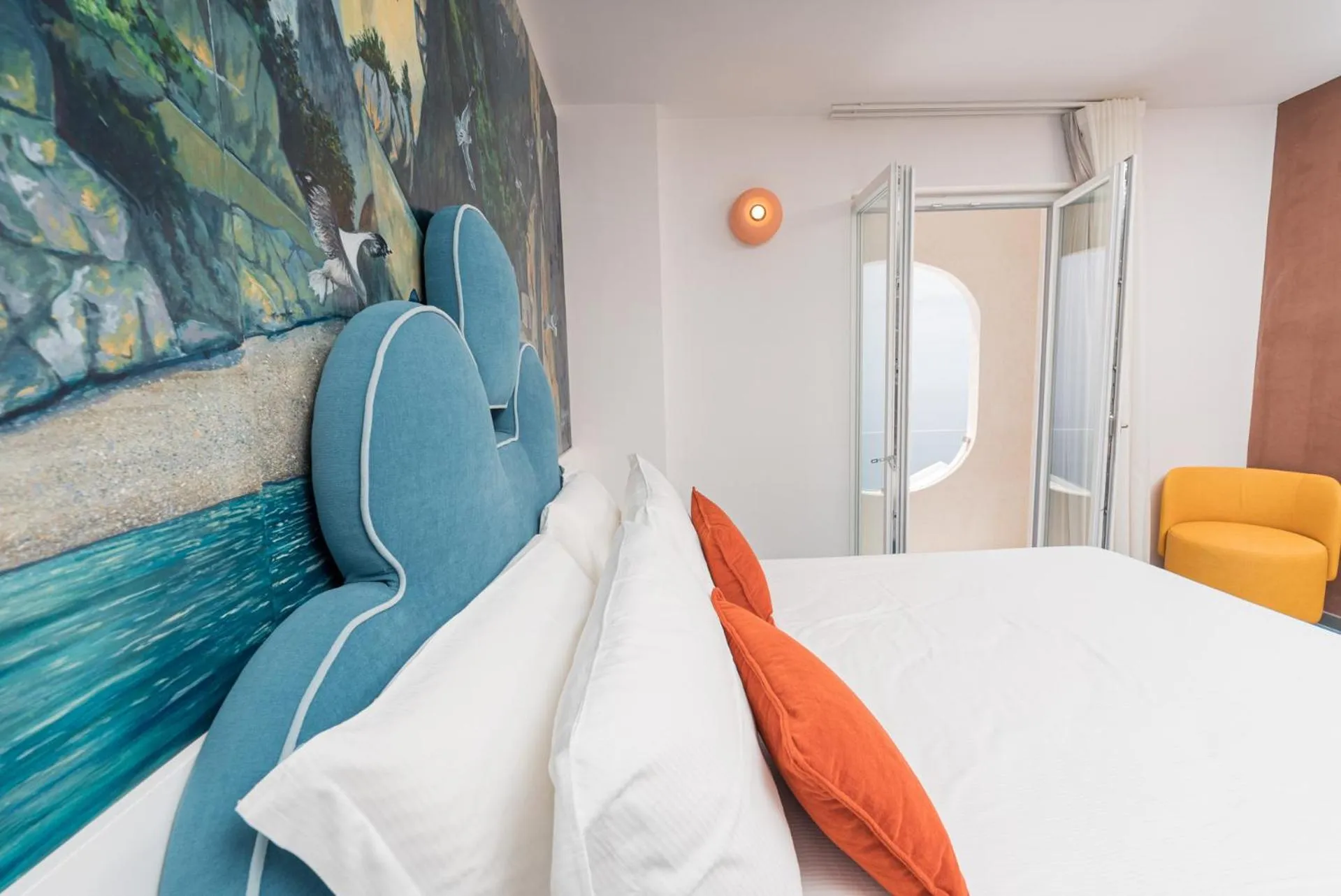 Bed in Albergo Dipinto BaccoFurore