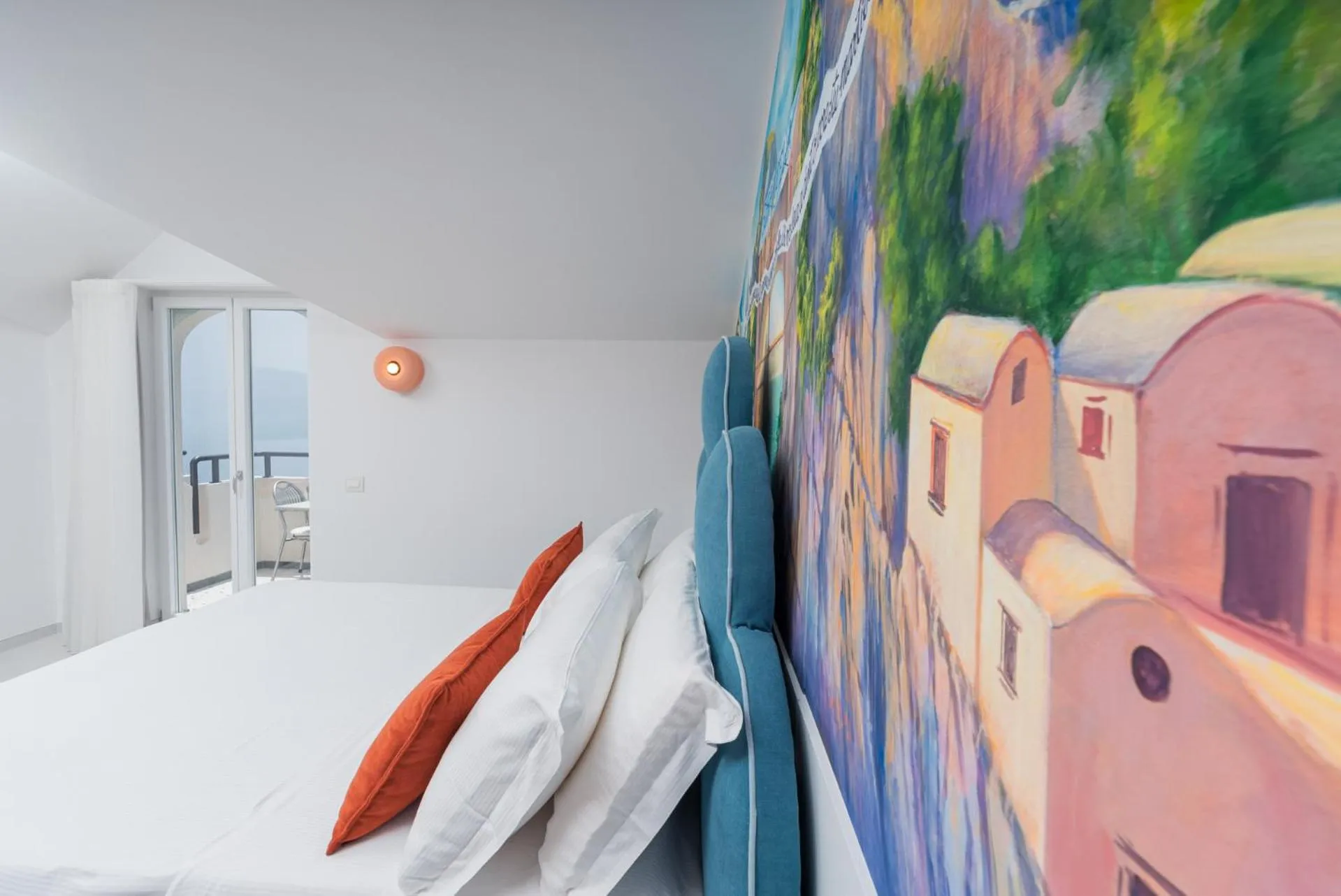 Bed in Albergo Dipinto BaccoFurore