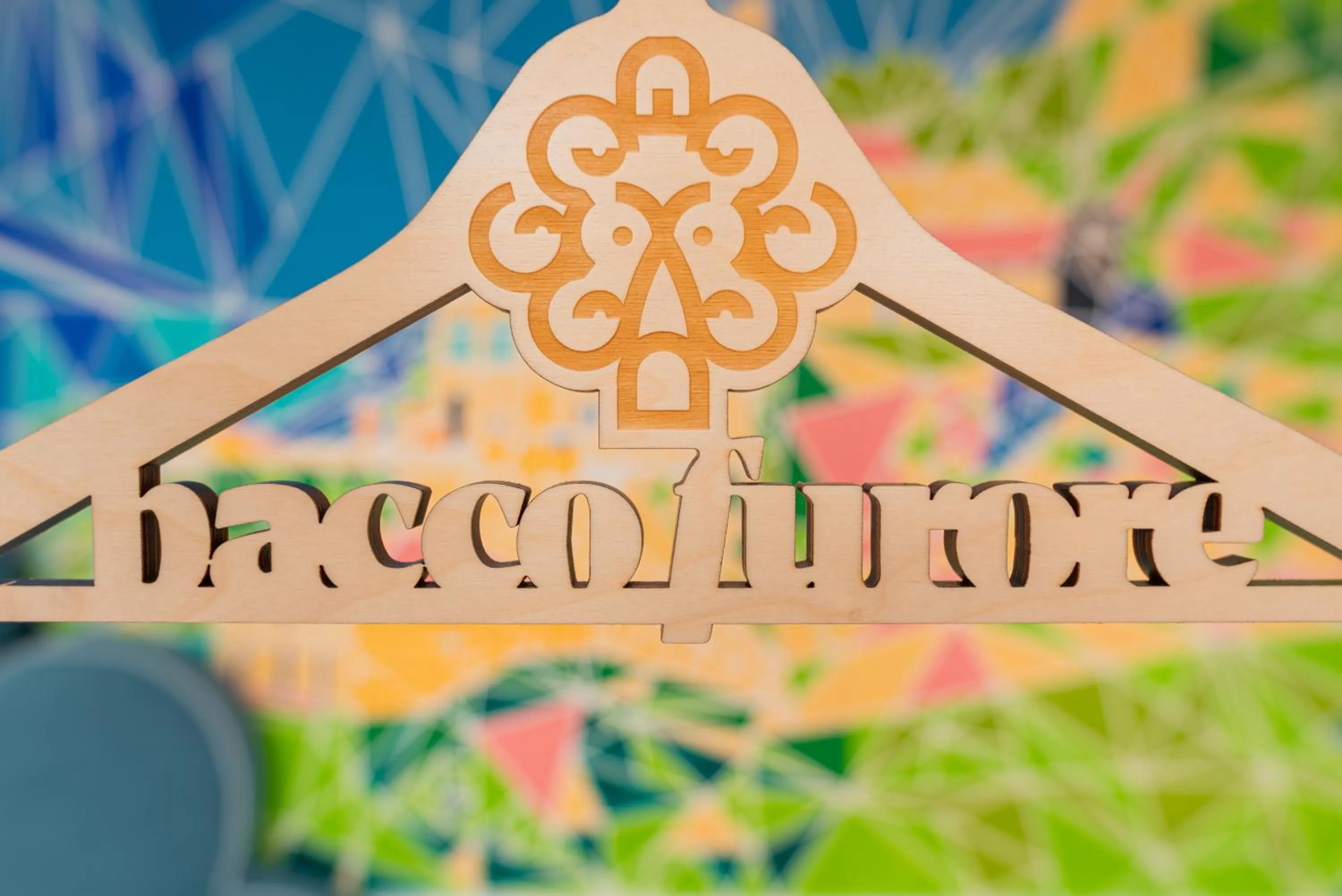 Decorative detail in Albergo Dipinto BaccoFurore