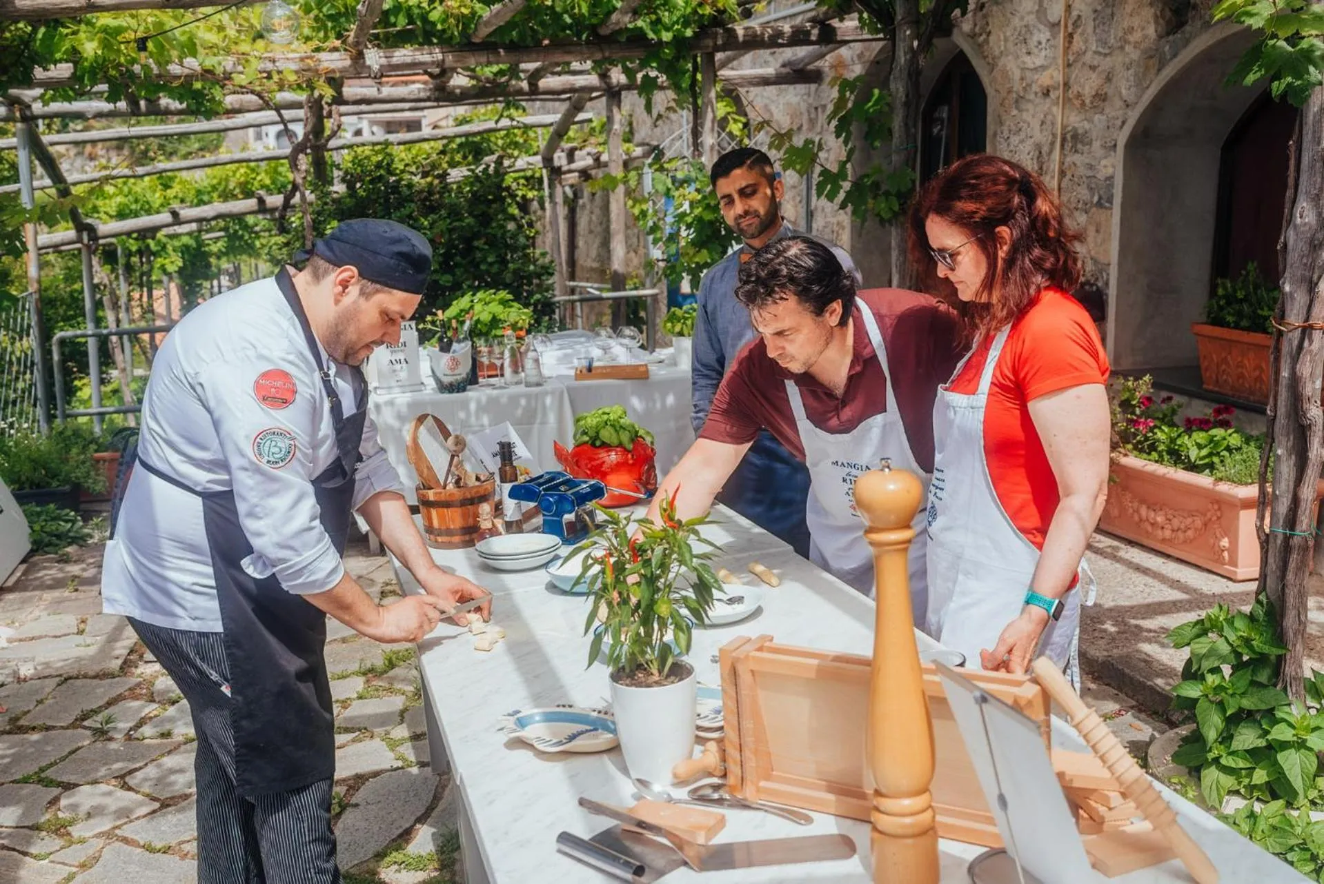 Garden in Albergo Dipinto BaccoFurore