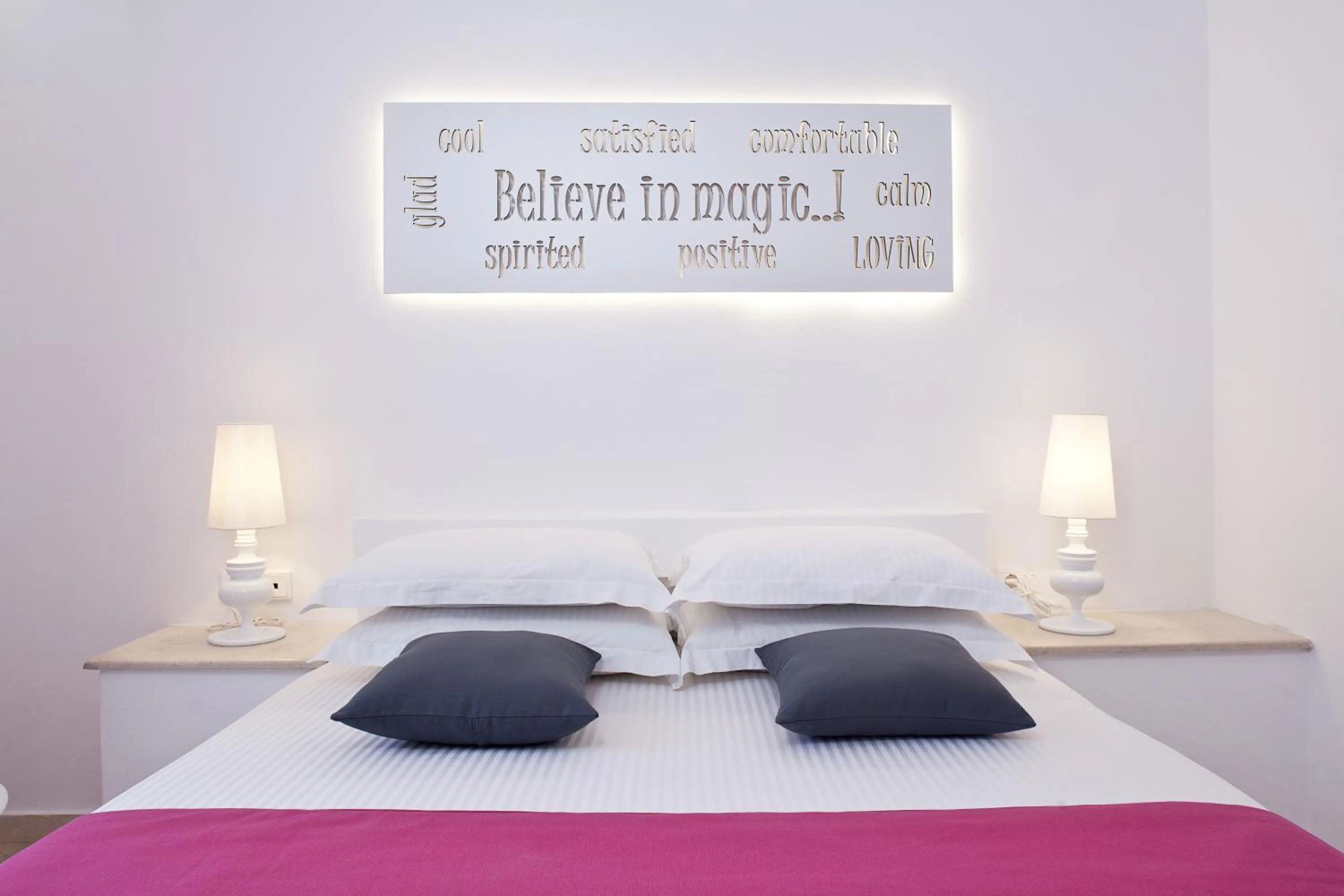 Bedroom, Bed in Acqua Vatos Santorini Hotel