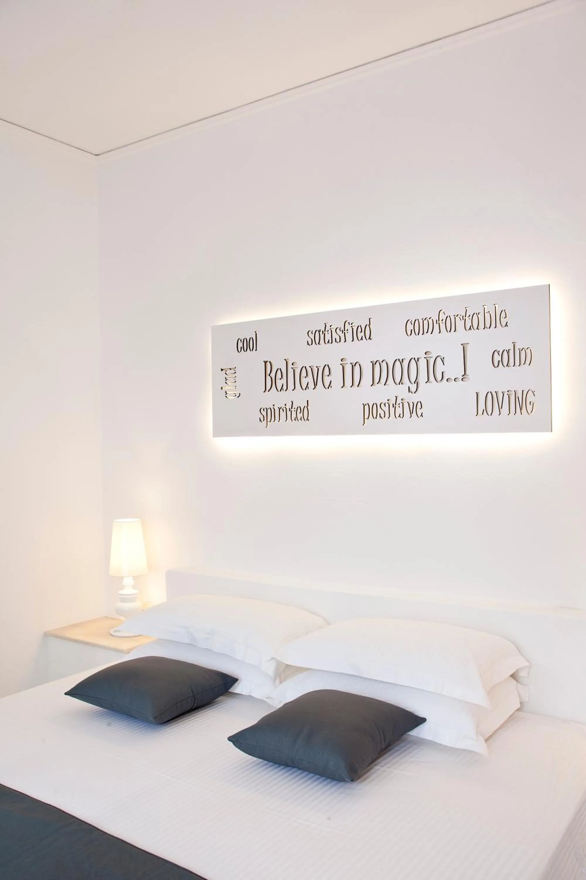 Bedroom, Bed in Acqua Vatos Santorini Hotel