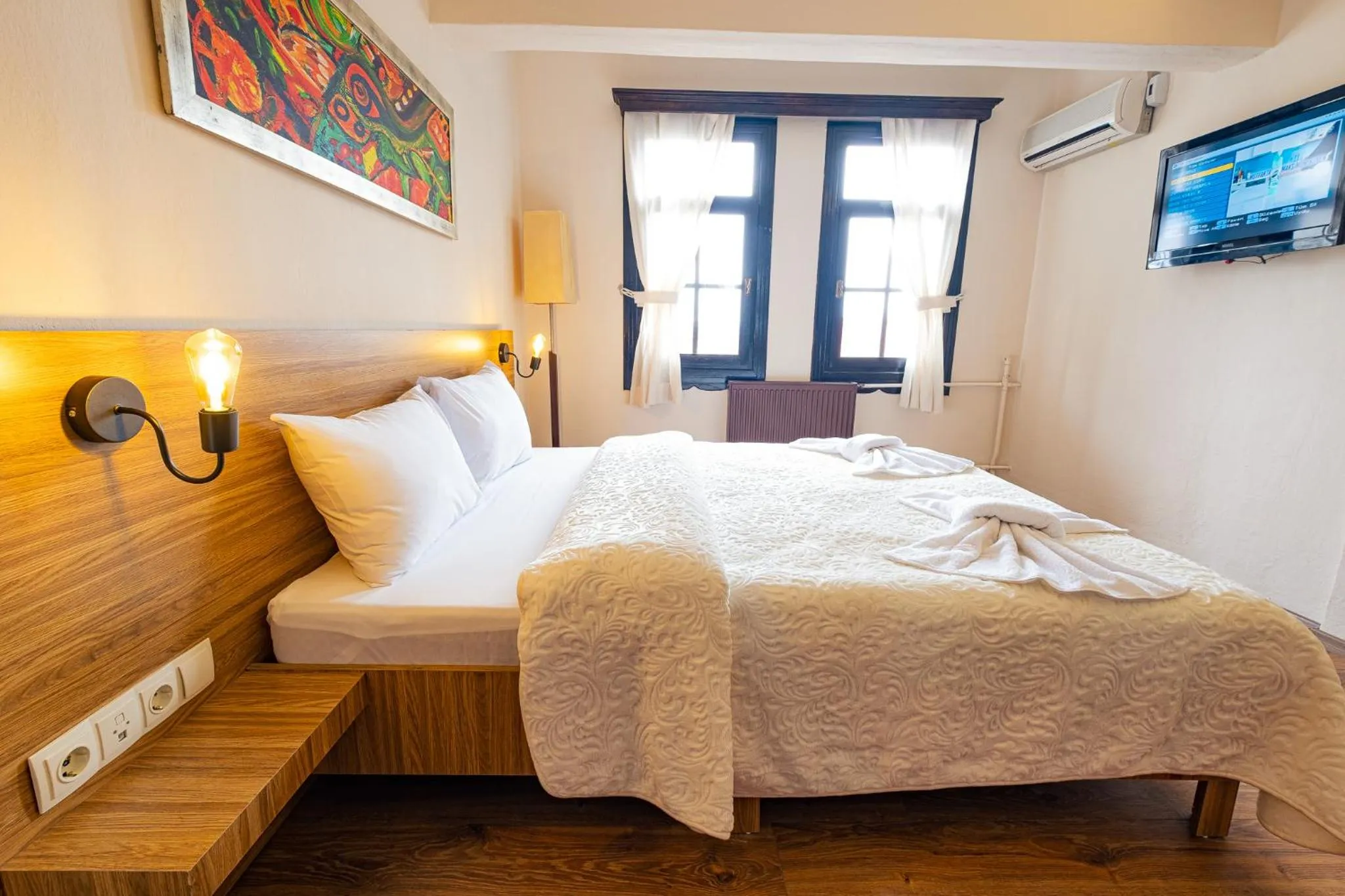 Bed in Simre Inn Hotel Safranbolu