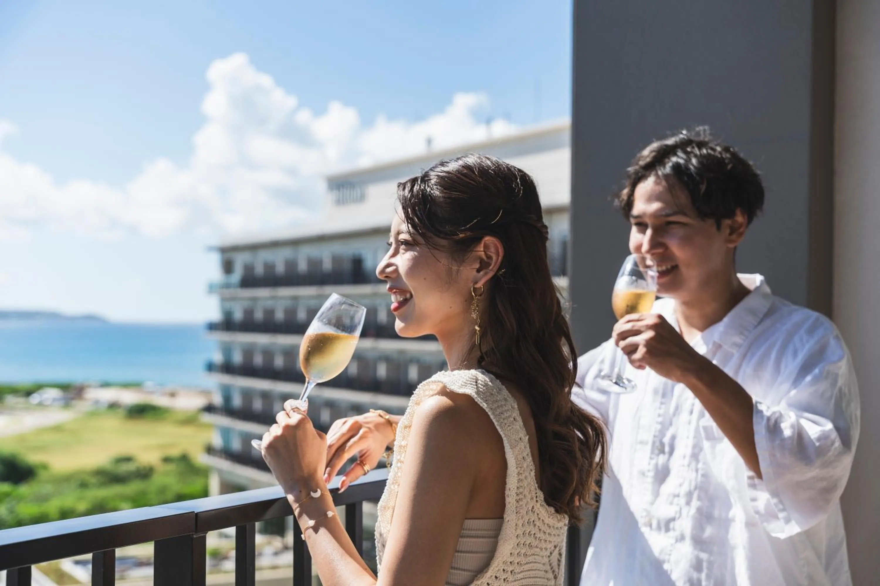 Pool view in Hilton Okinawa Miyako Island Resort