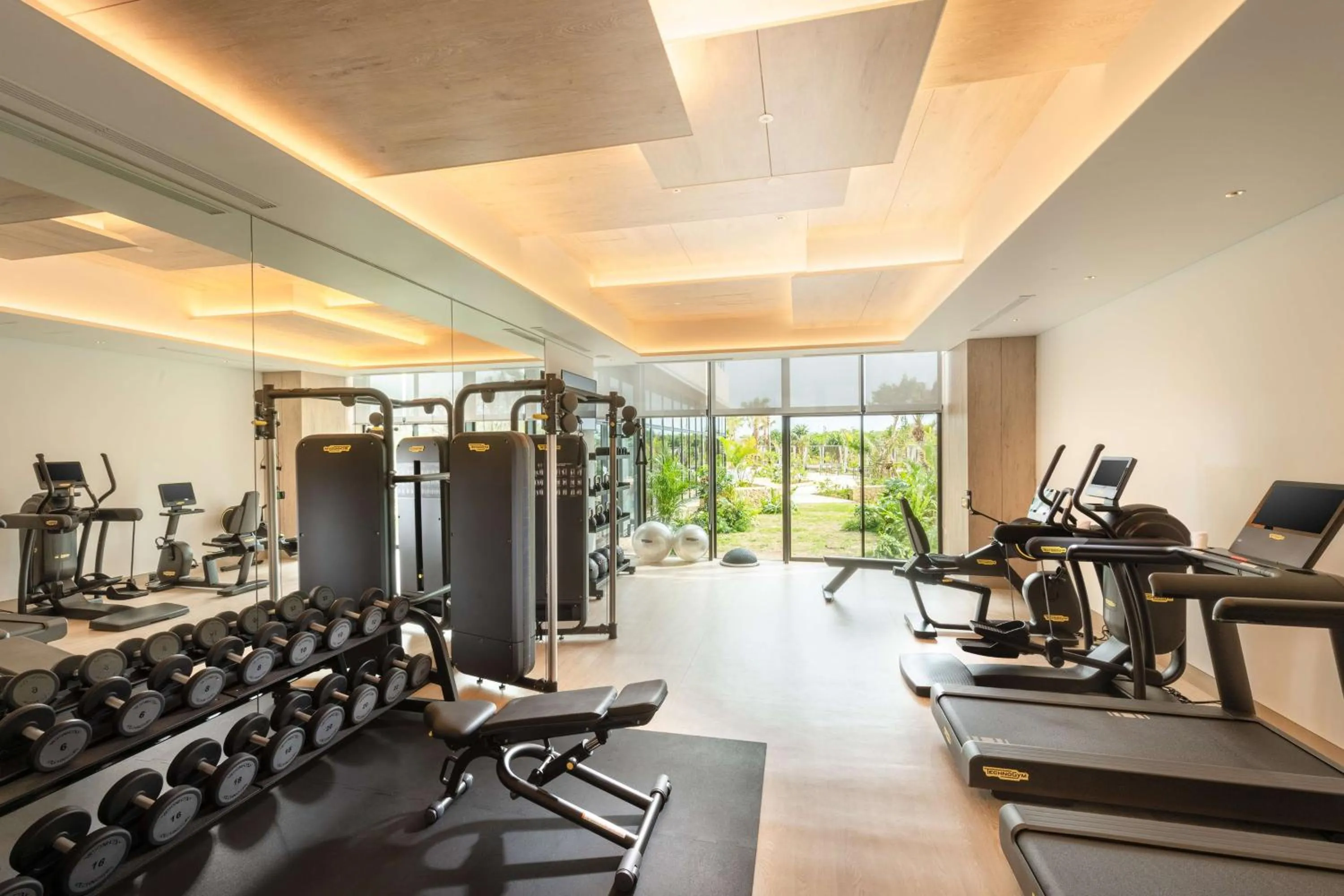 Fitness centre/facilities in Hilton Okinawa Miyako Island Resort