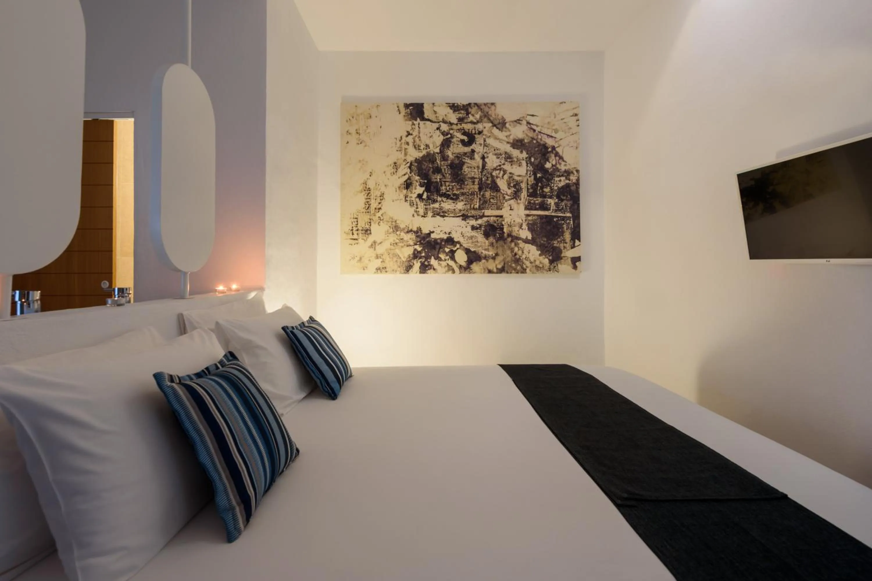 Bedroom, Bed in Muses Cycladic Suites