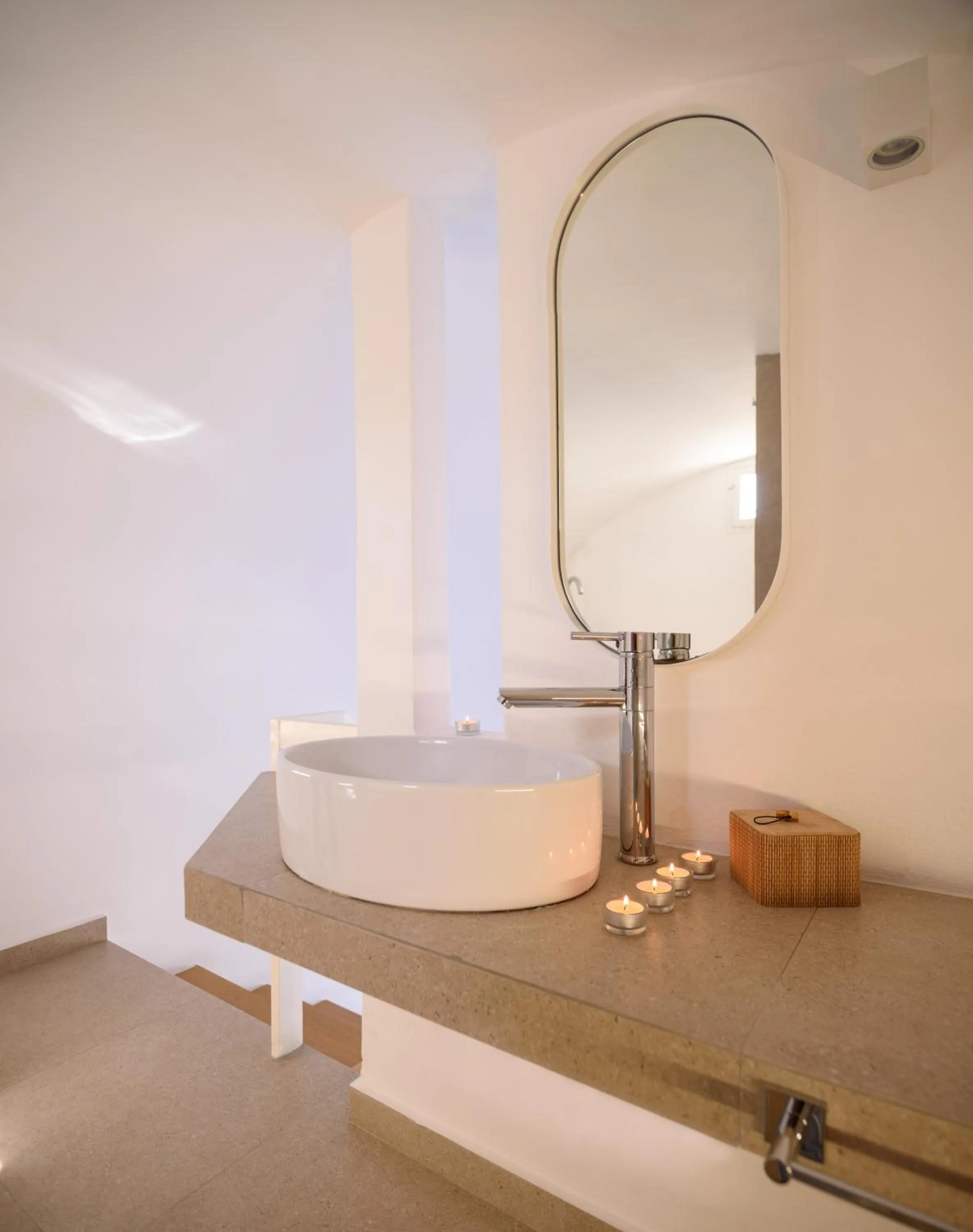 Bathroom in Muses Cycladic Suites