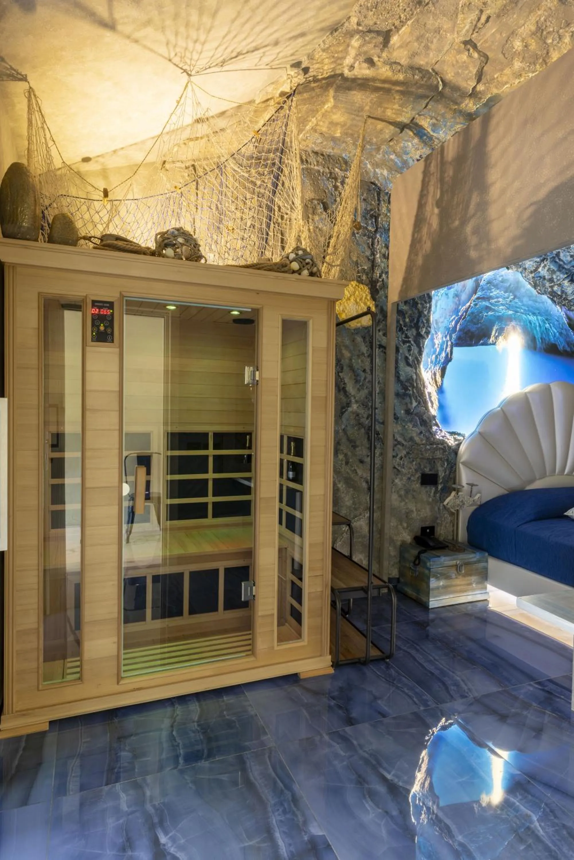 Sauna in Suite Dreams Montecatini