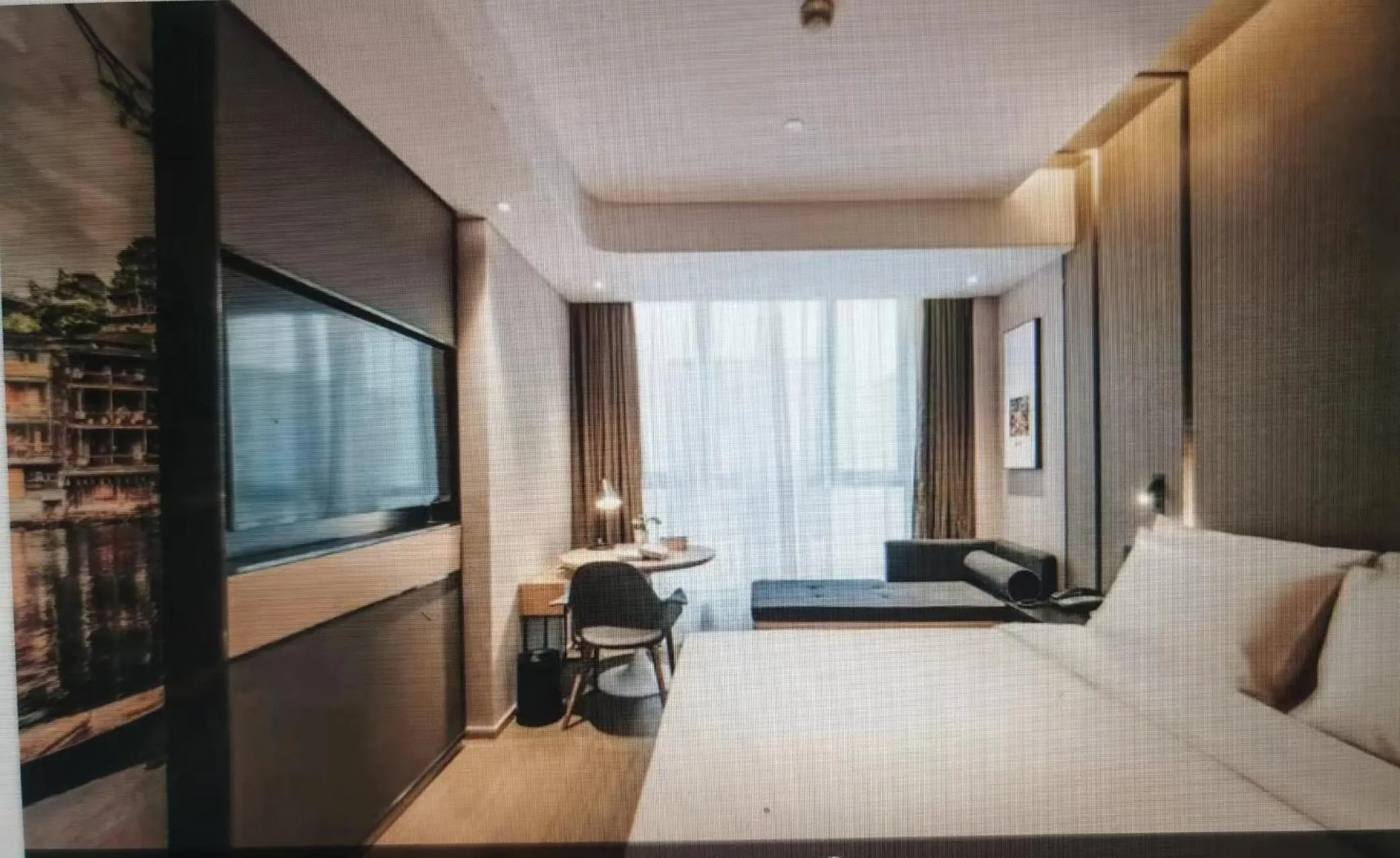 Photo of the whole room, Bed in Atour Hotel Jiading Jiangqiao Jiayi Road Subway Station