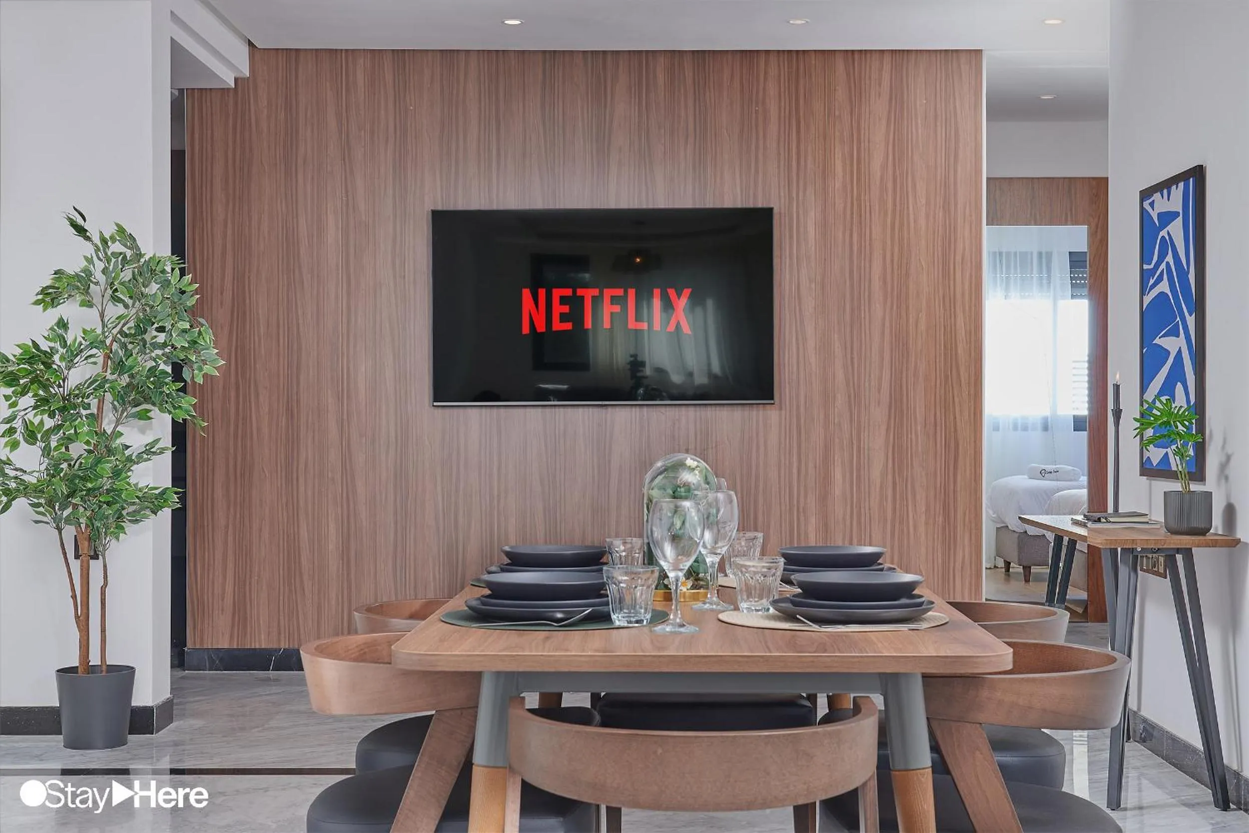 TV and multimedia in Stayhere Rabat - Hay Riad - Sophisticated Residence