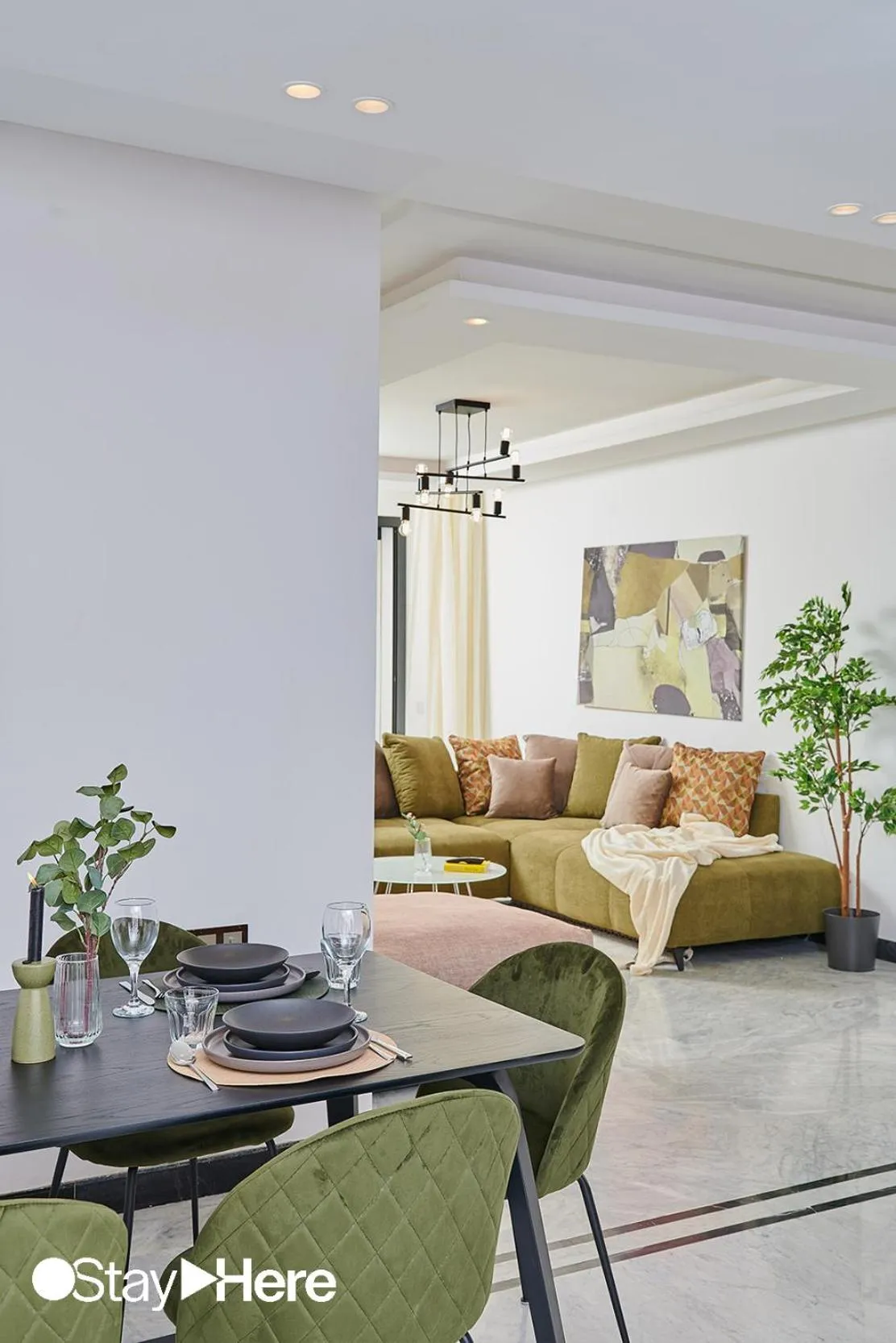 Living room in Stayhere Rabat - Hay Riad - Sophisticated Residence