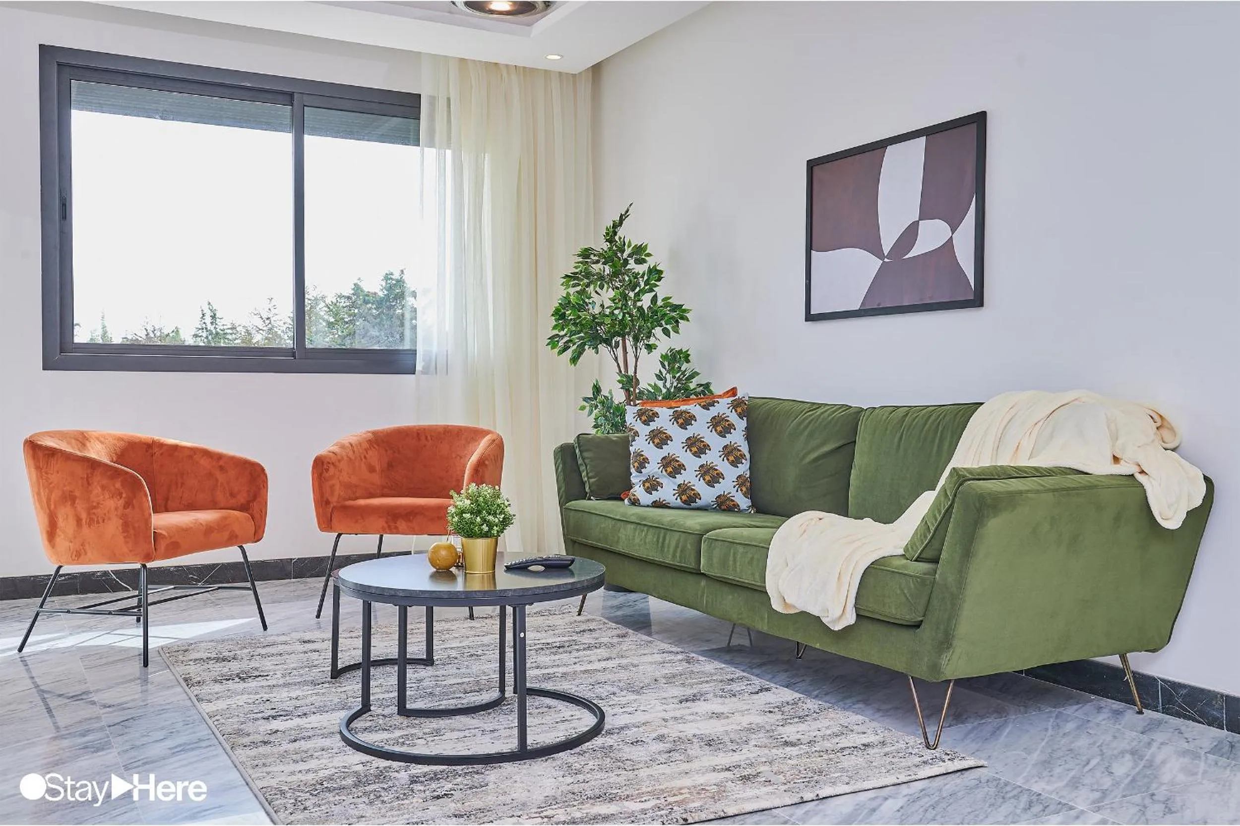 Living room in Stayhere Rabat - Hay Riad - Sophisticated Residence