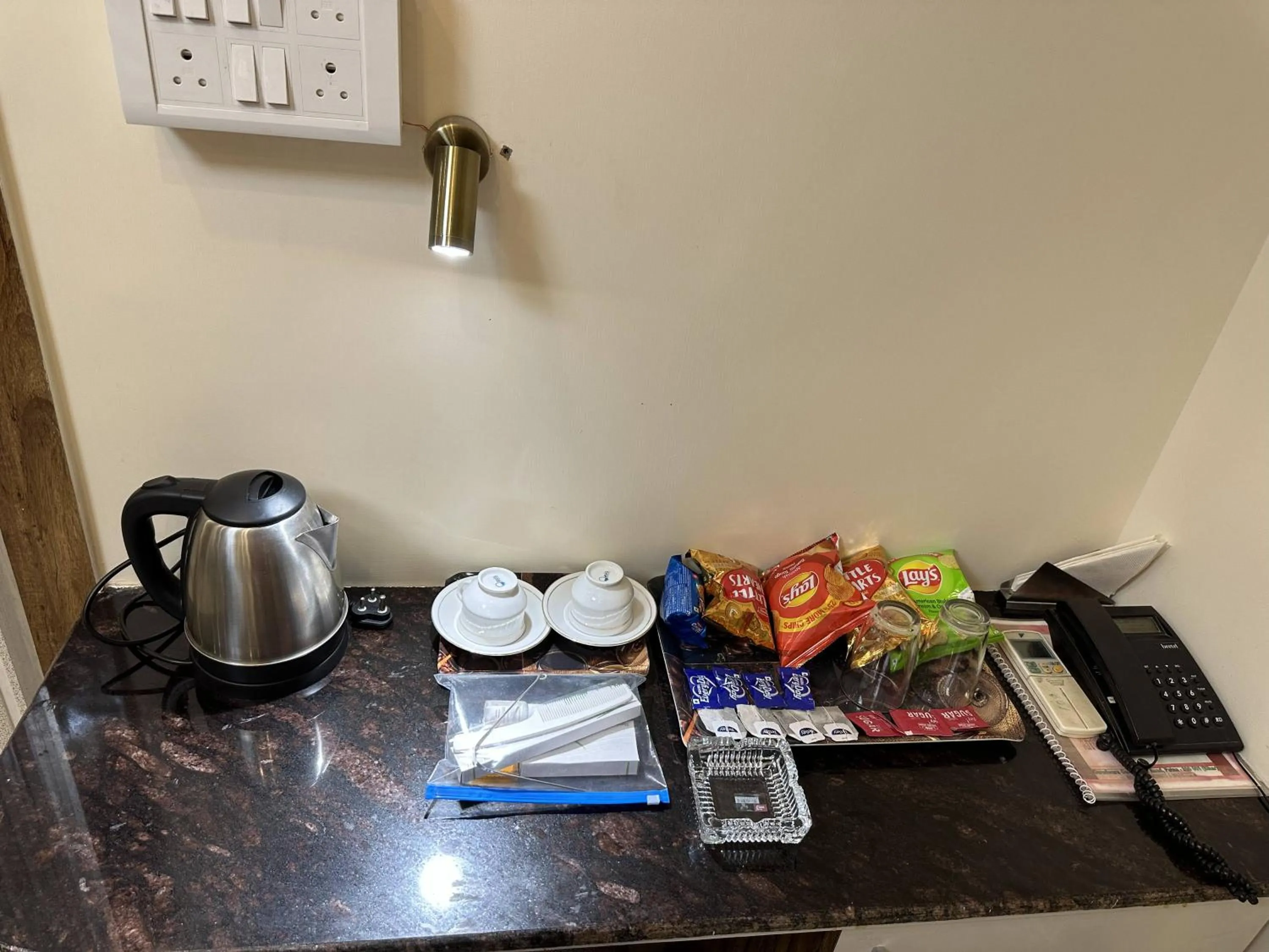 Coffee/tea facilities in Hotel Buddha International