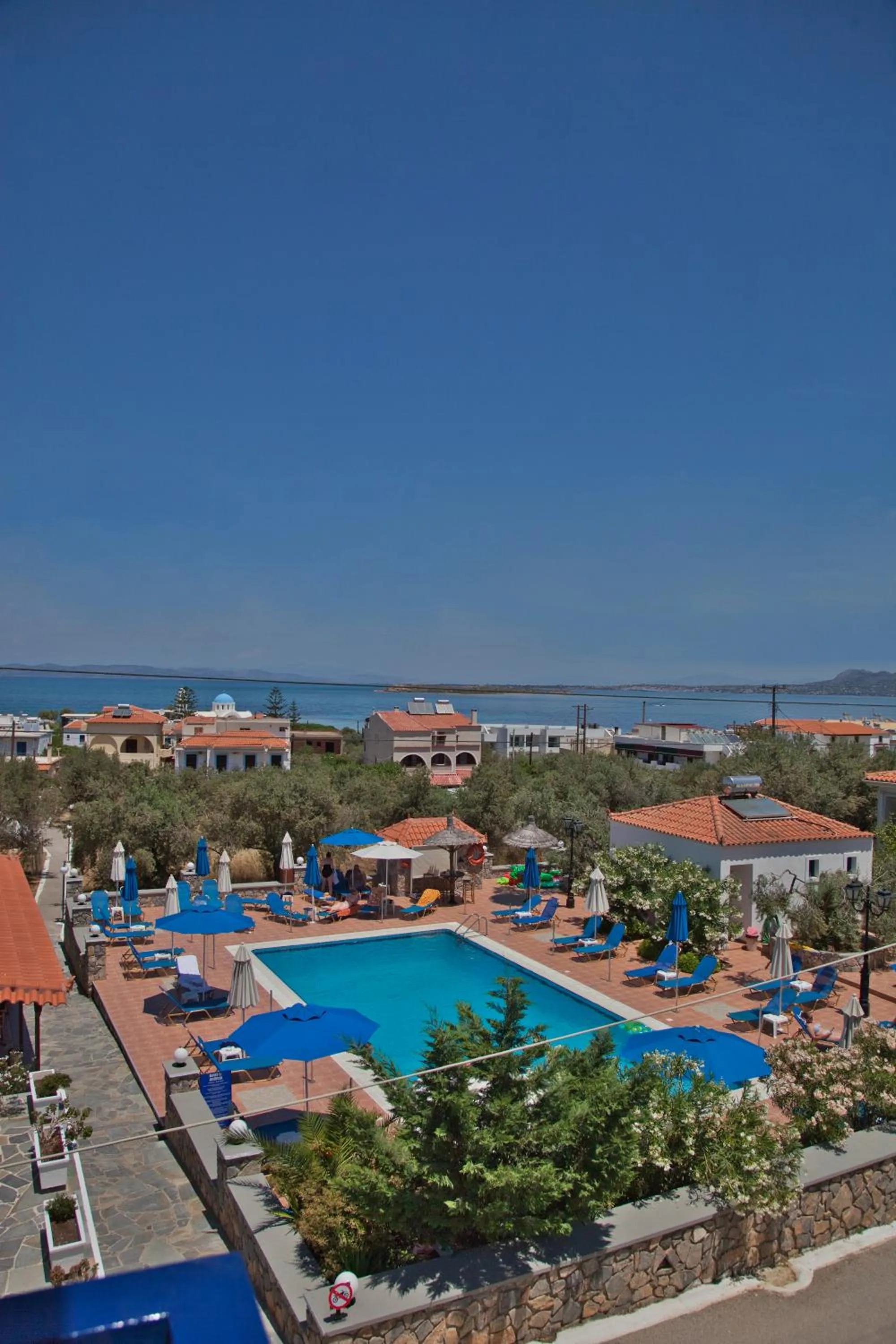 Pool view in Hotel Andreas - Agistri (Skala)