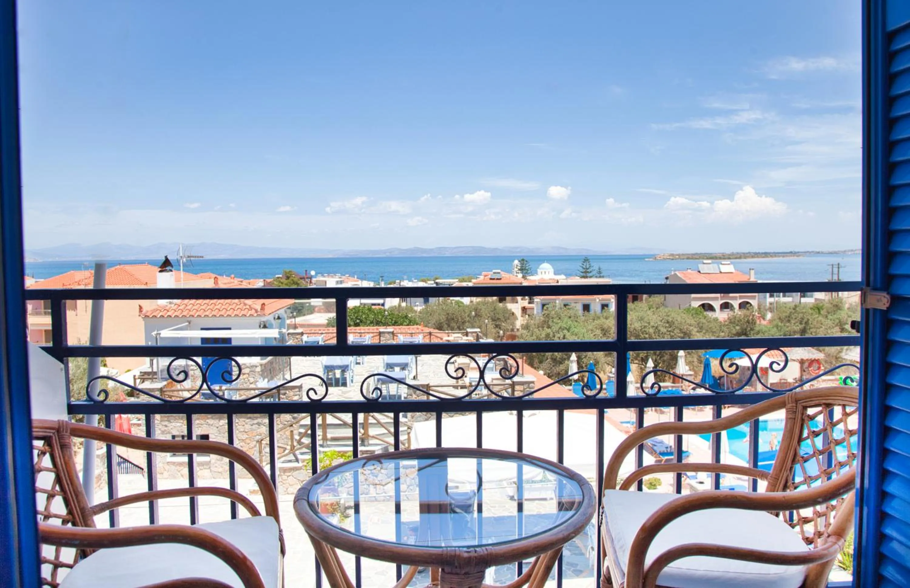 View (from property/room) in Hotel Andreas - Agistri (Skala)