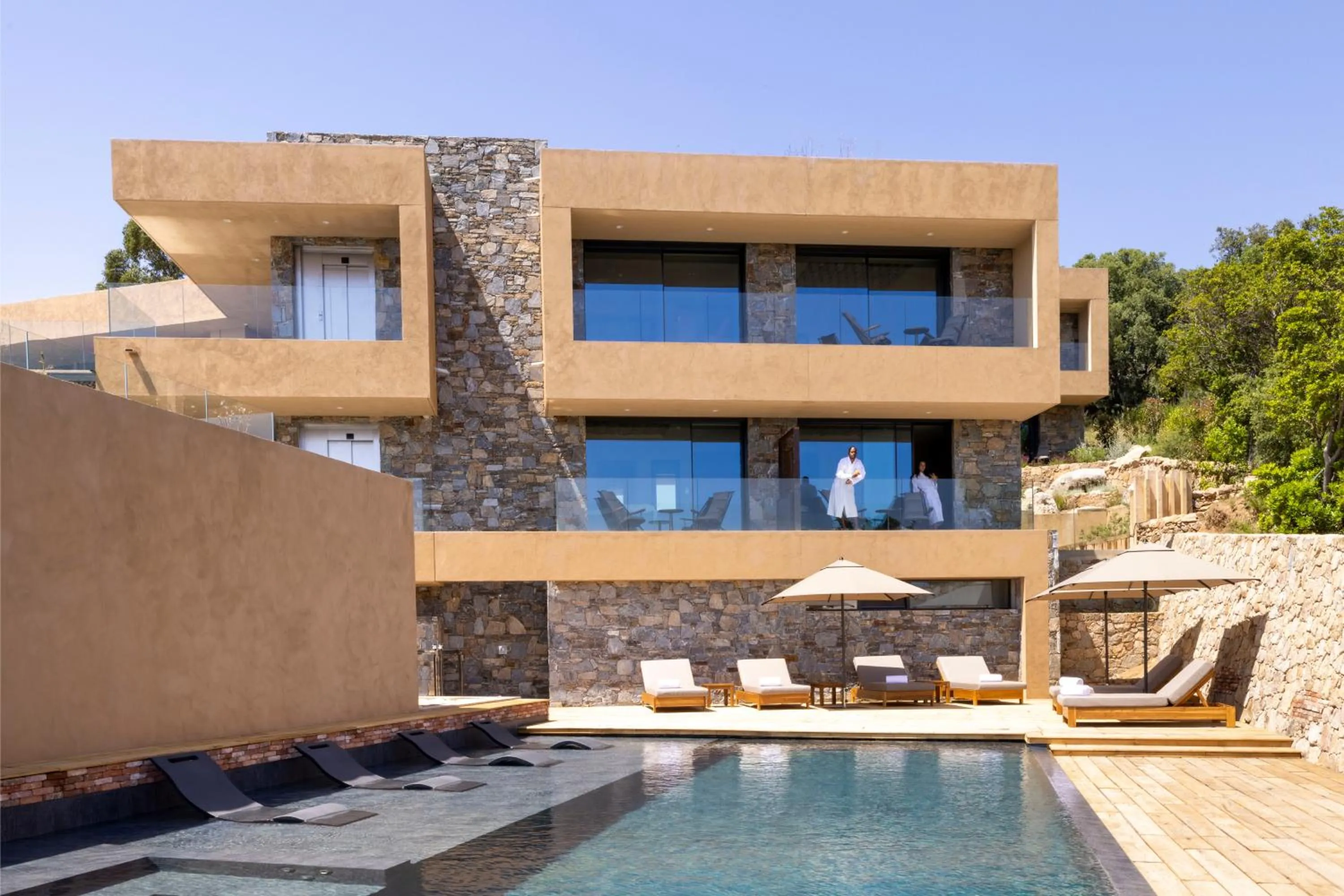 Swimming pool in Les Regalia Hôtel & Spa