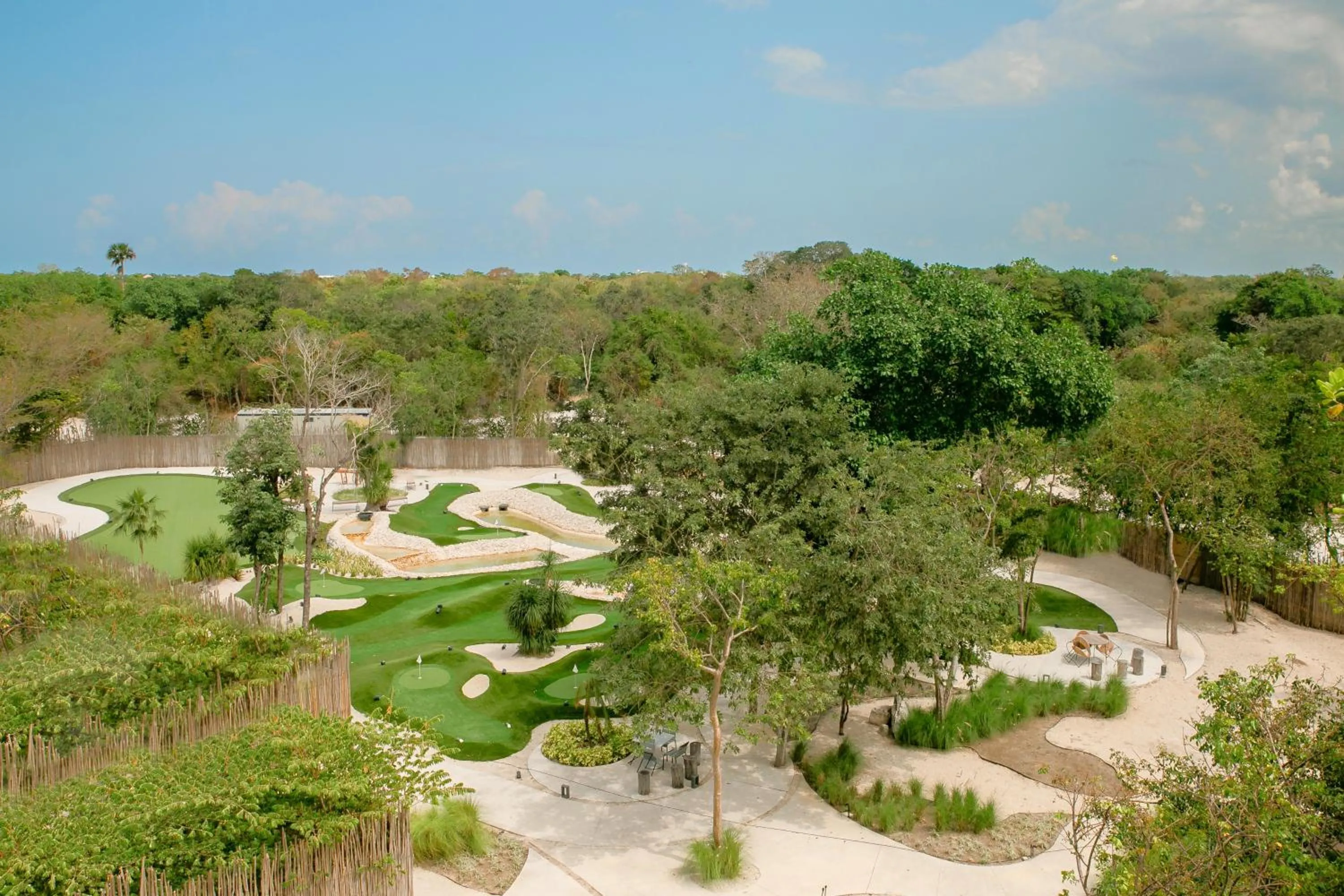 Minigolf in Lumina at The Village Luxury Residences in Corasol