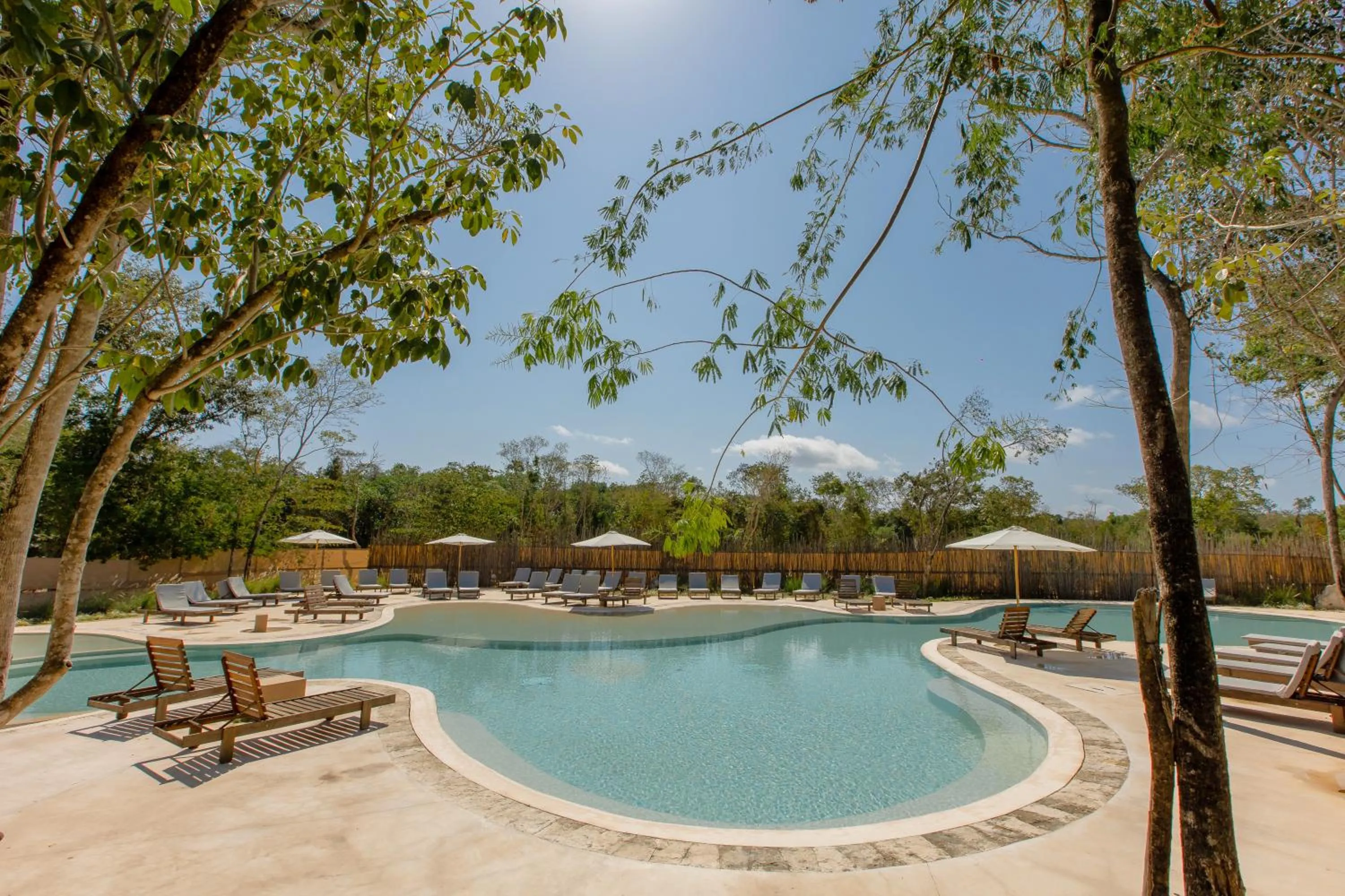 Swimming pool in Lumina at The Village Luxury Residences in Corasol