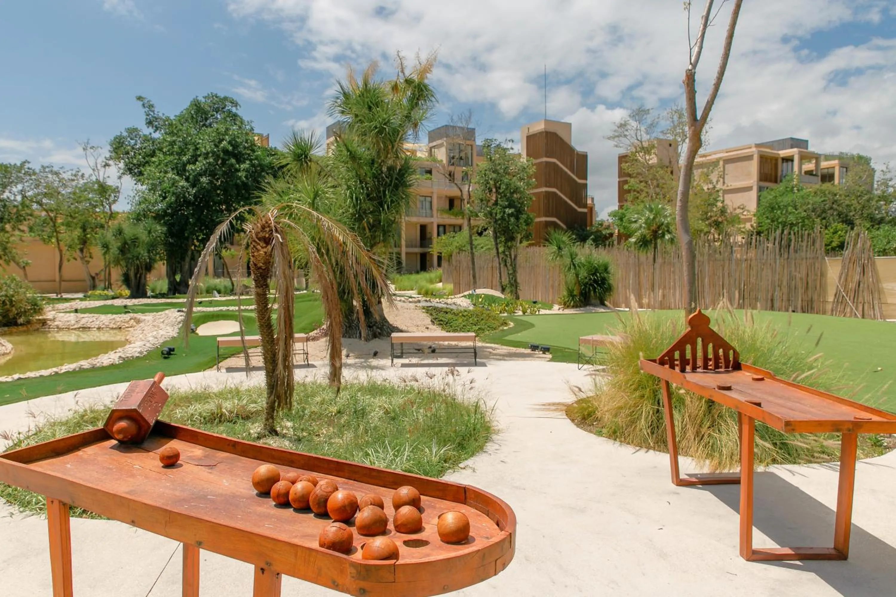 Children play ground in Lumina at The Village Luxury Residences in Corasol
