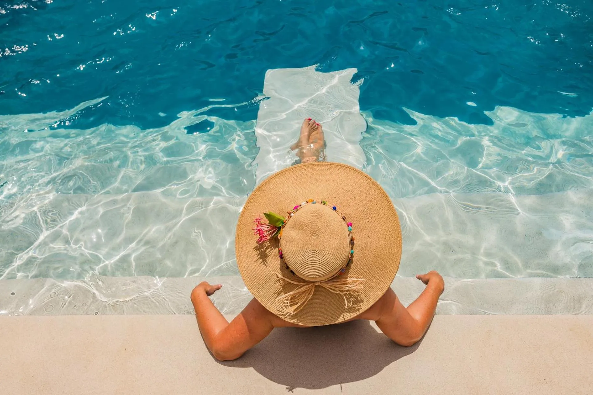 Swimming pool in Kura Kabana by Boutique Bonaire Unique Resorts