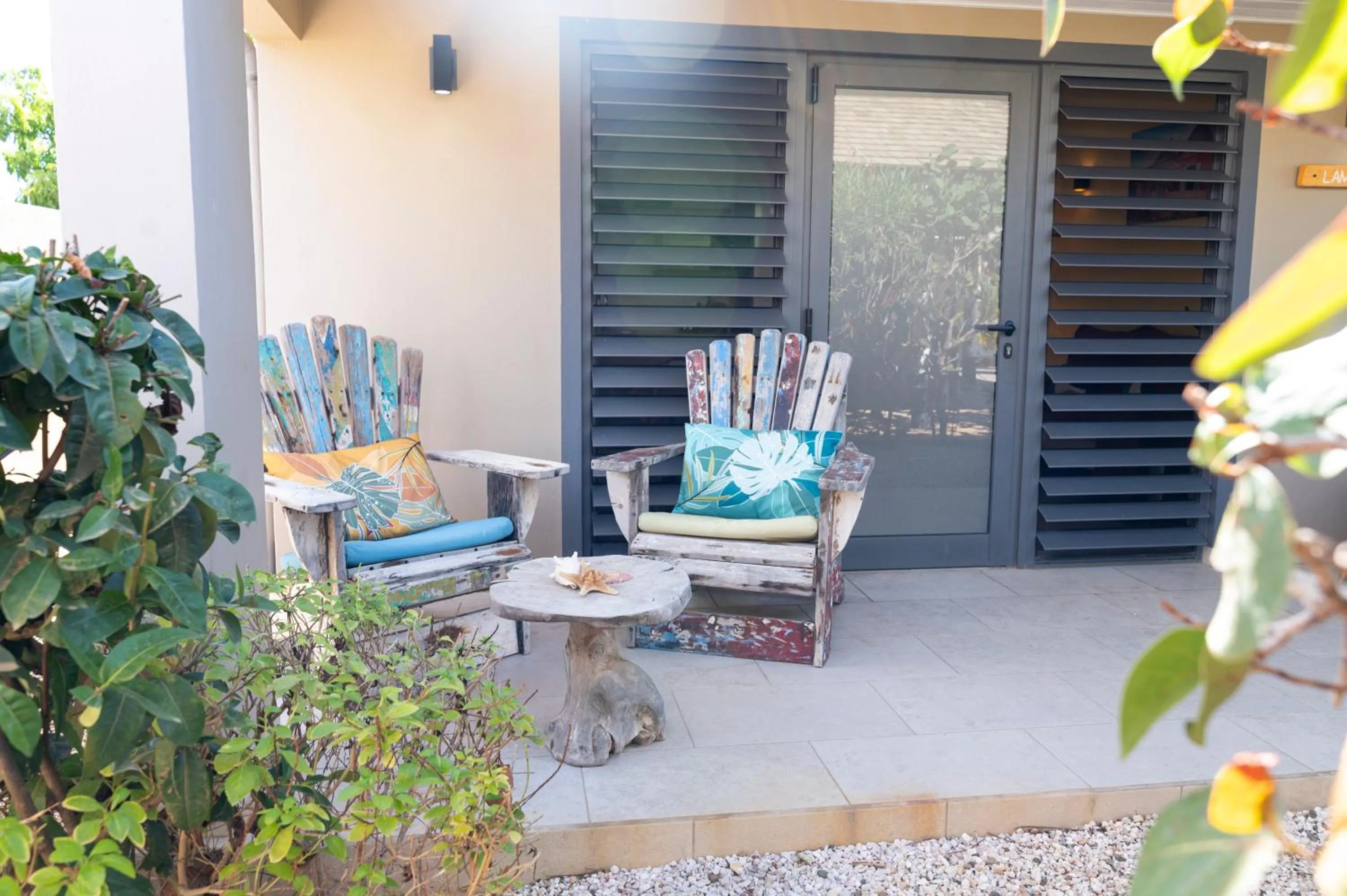 Balcony/Terrace in Kura Kabana by Boutique Bonaire Unique Resorts