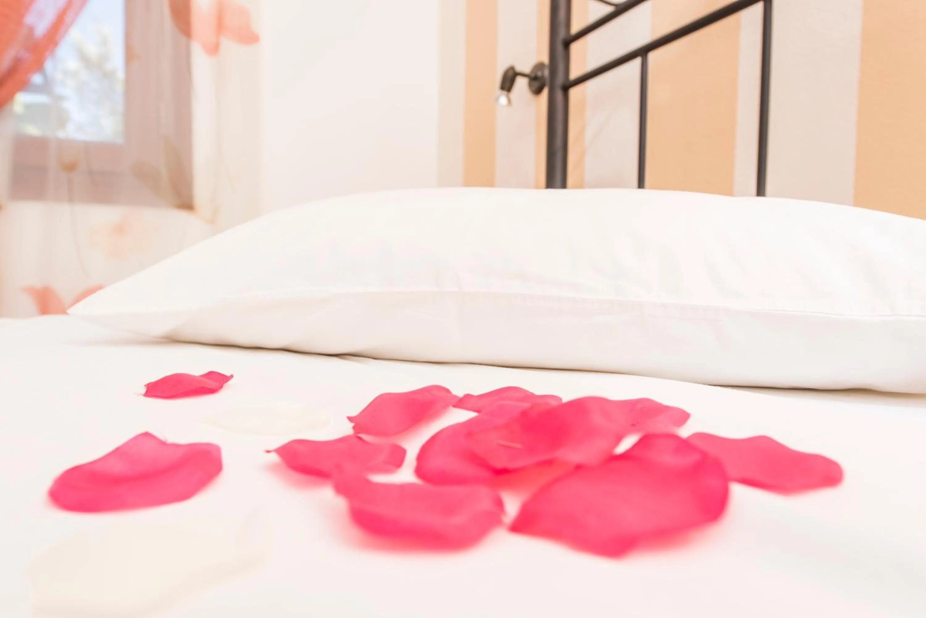 Decorative detail, Bed in Villa Voula