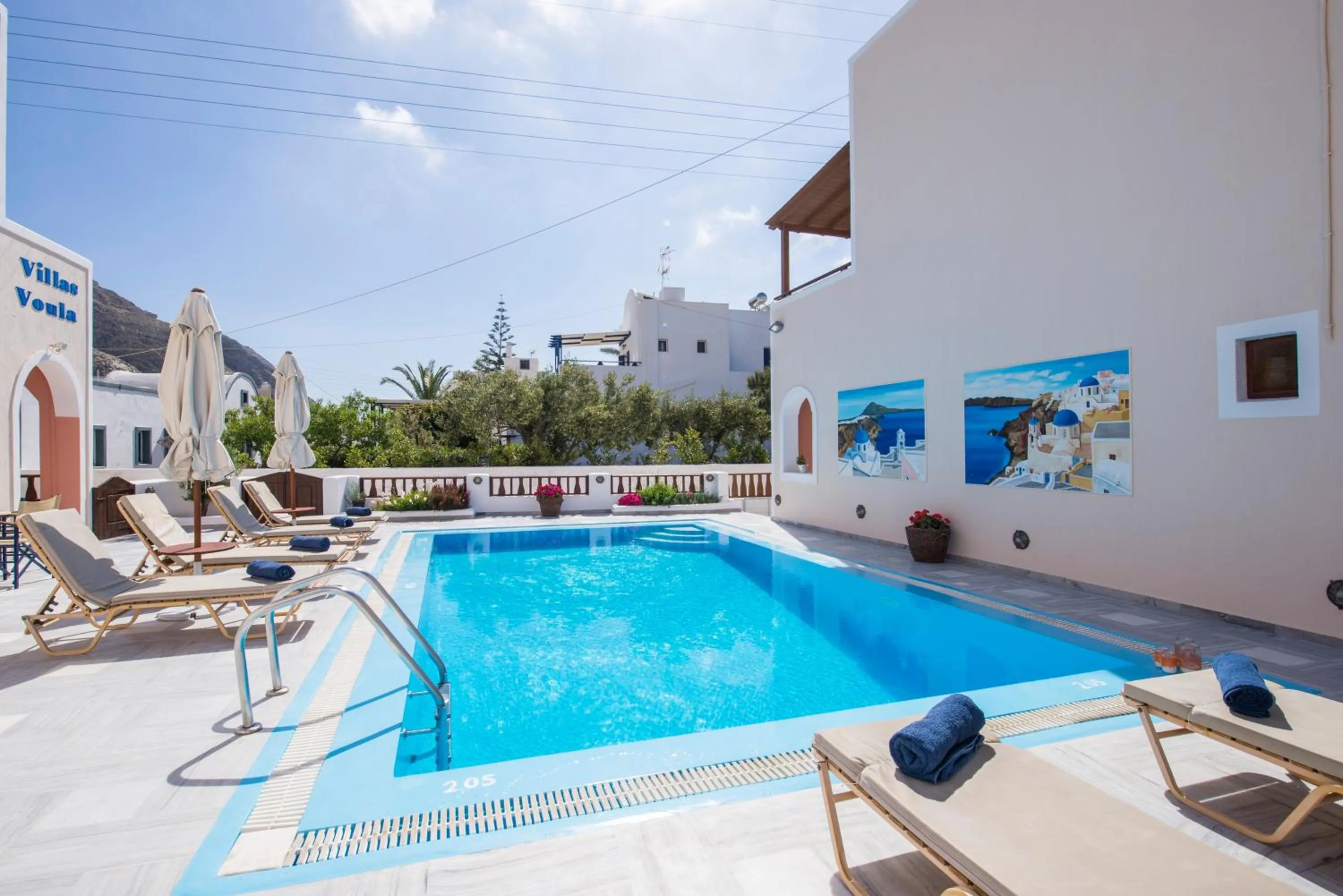 Swimming pool in Villa Voula