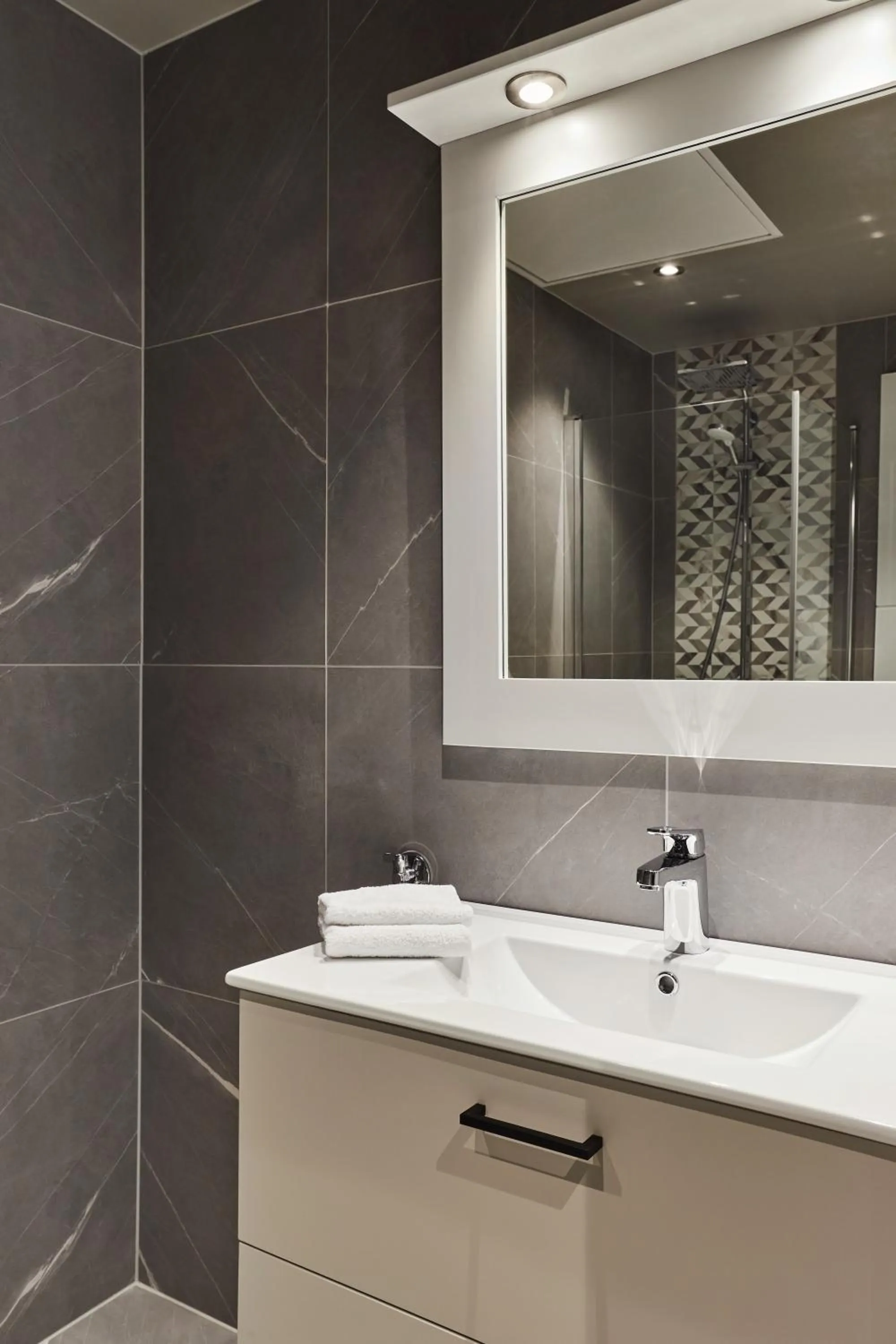 Bathroom in Riddergaarden Leiligheter