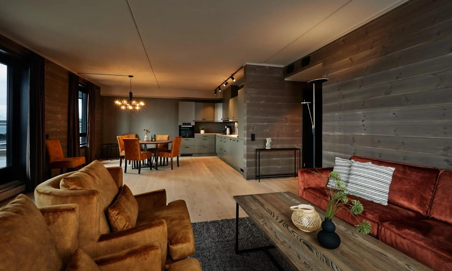 Kitchen or kitchenette in Riddergaarden Leiligheter