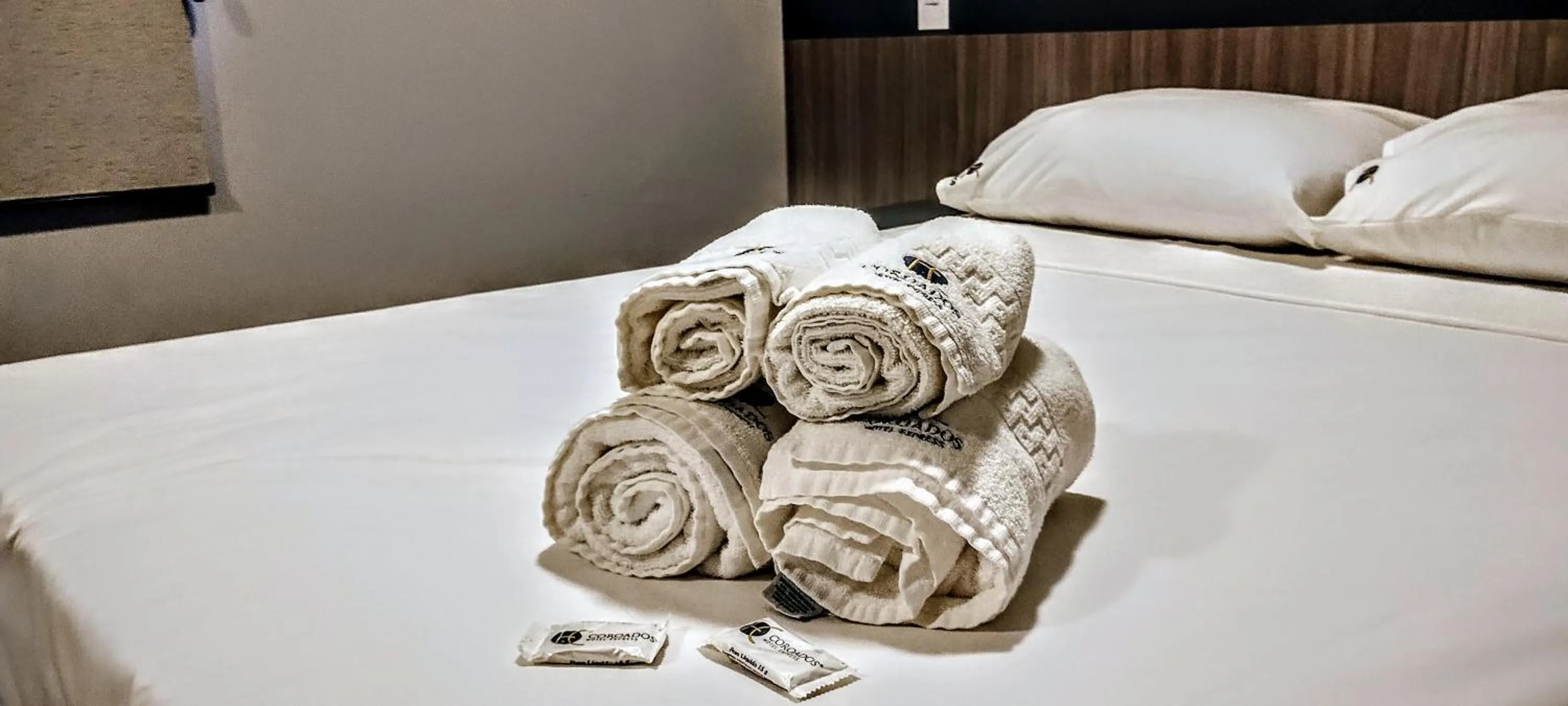 Bed in Hotel Coroados Foz Express