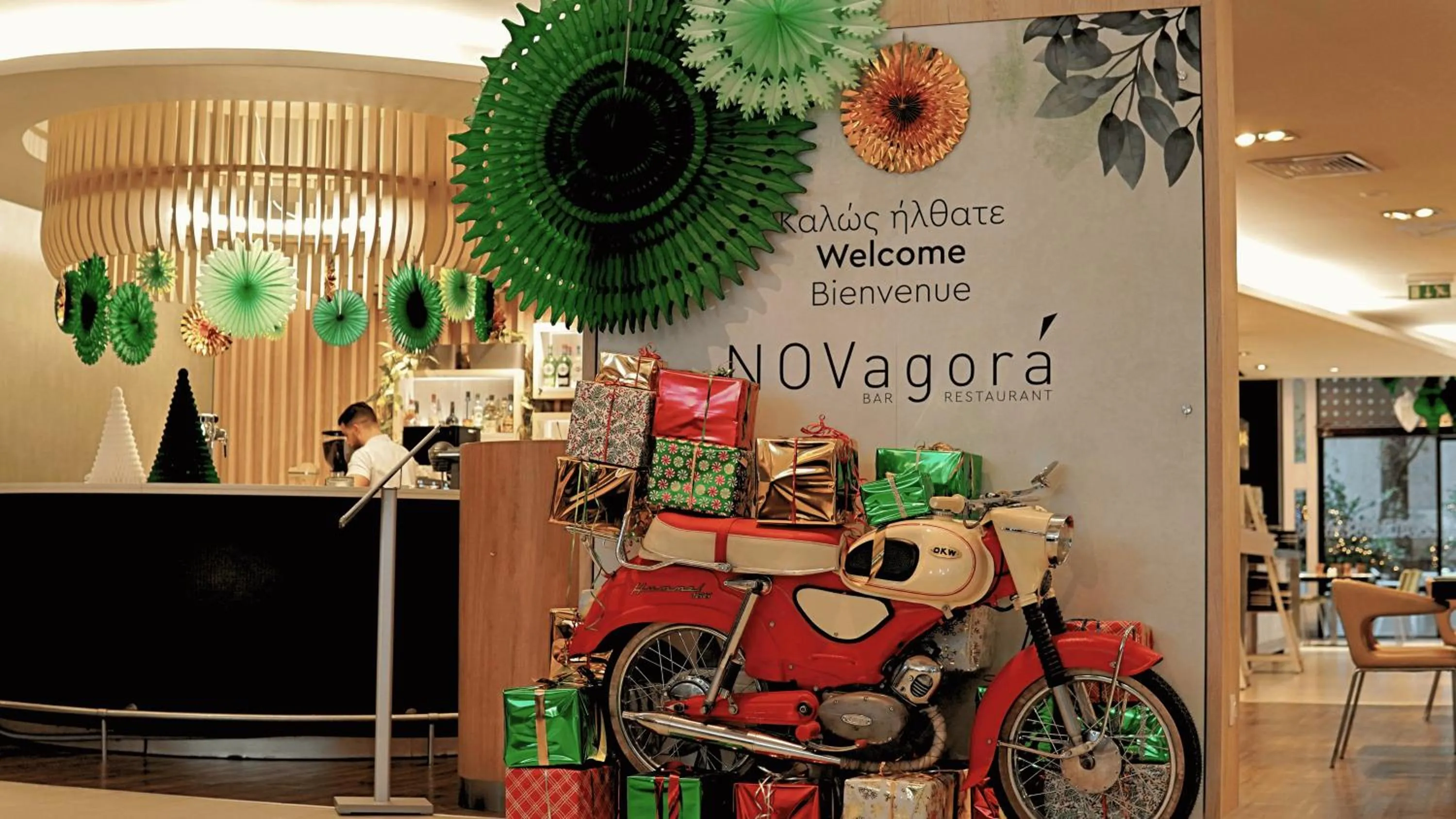 Lobby or reception in Novotel Athens