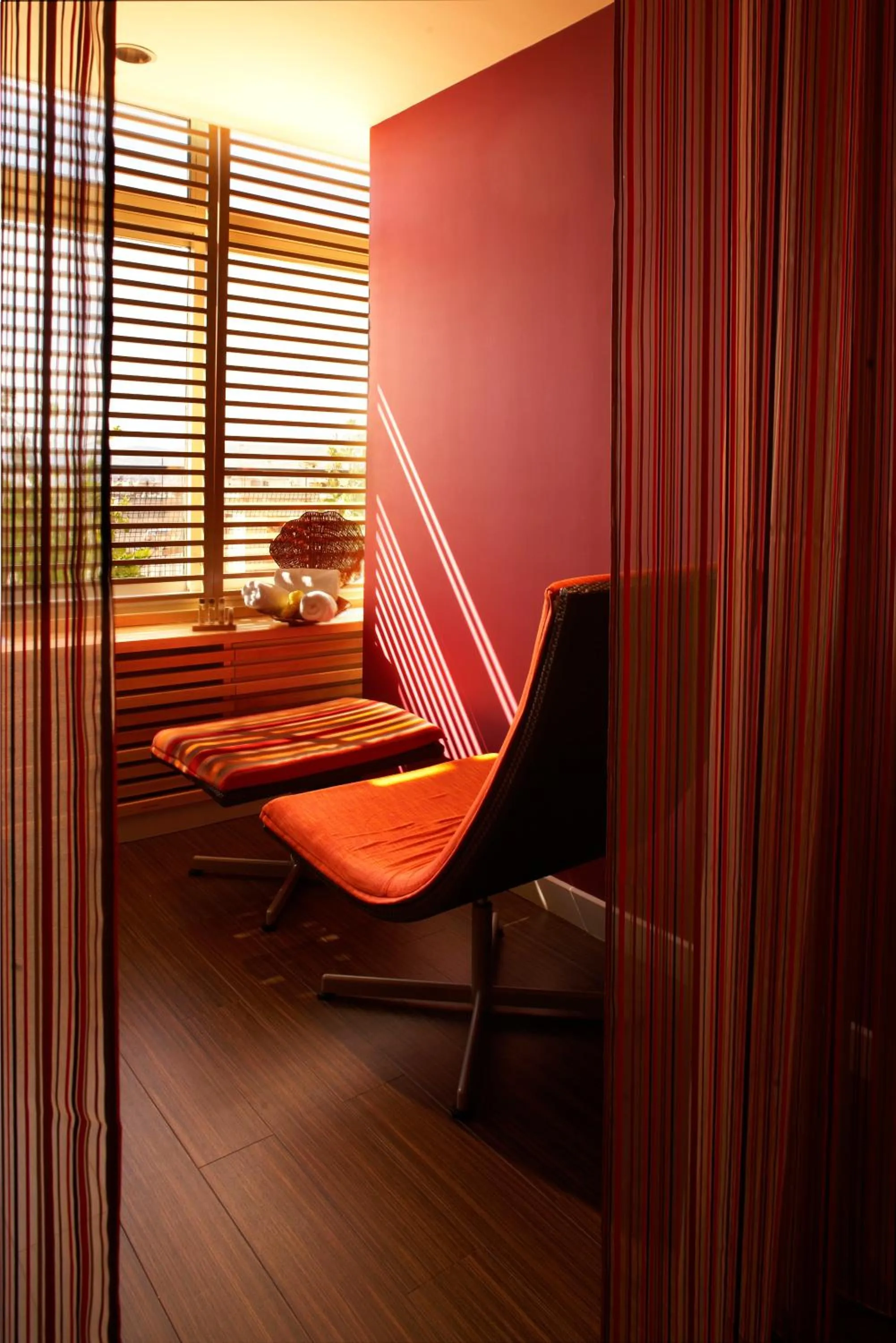 Decorative detail, Bed in Novotel Athens