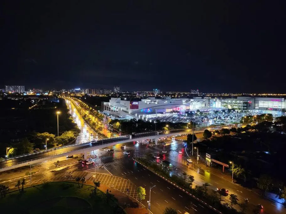 Night in Căn hộ cao cấp tầng cao đối diện Aeon Mall 2PN/2PT