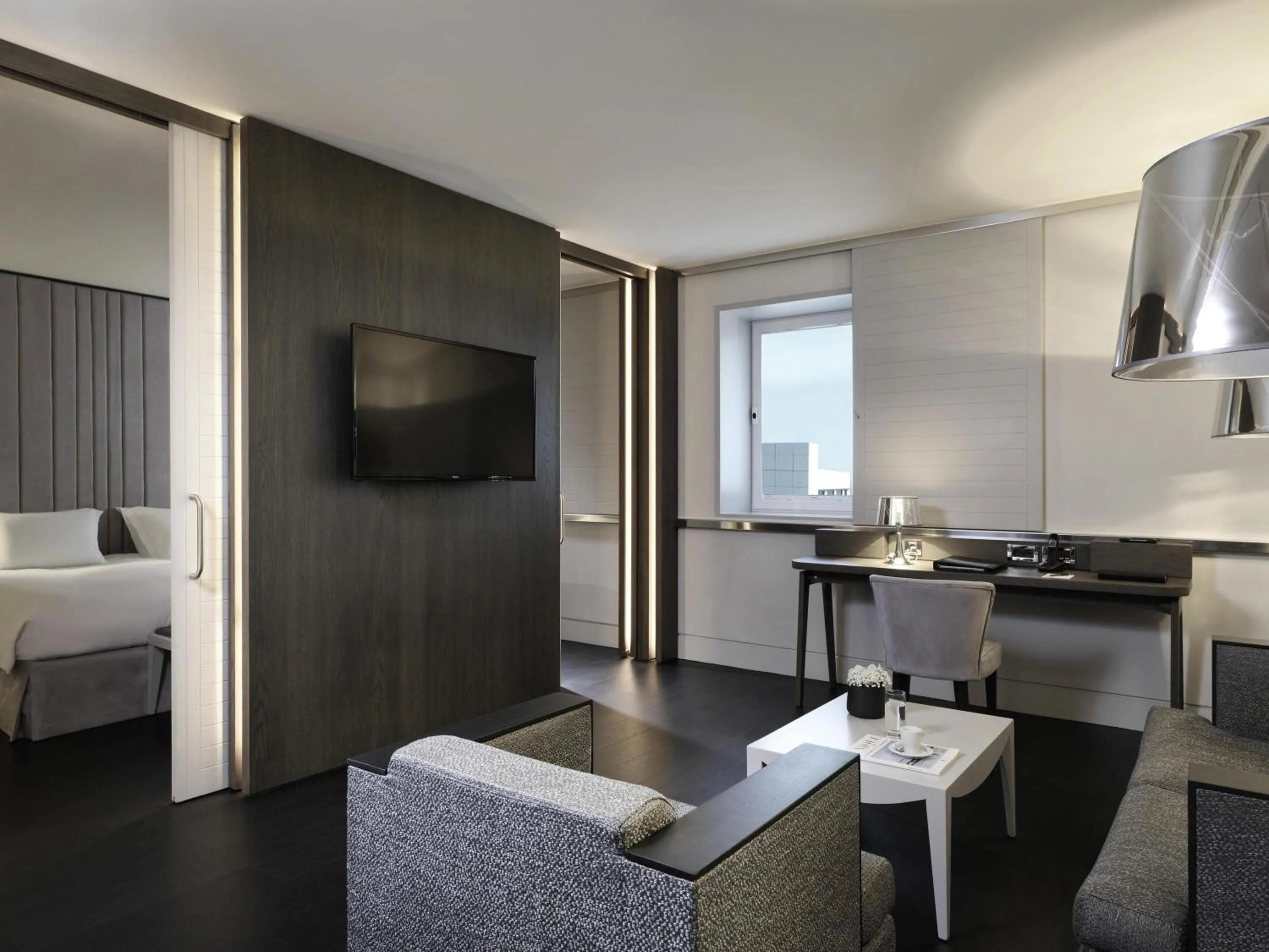 Photo of the whole room, Bed in Sofitel Athens Airport