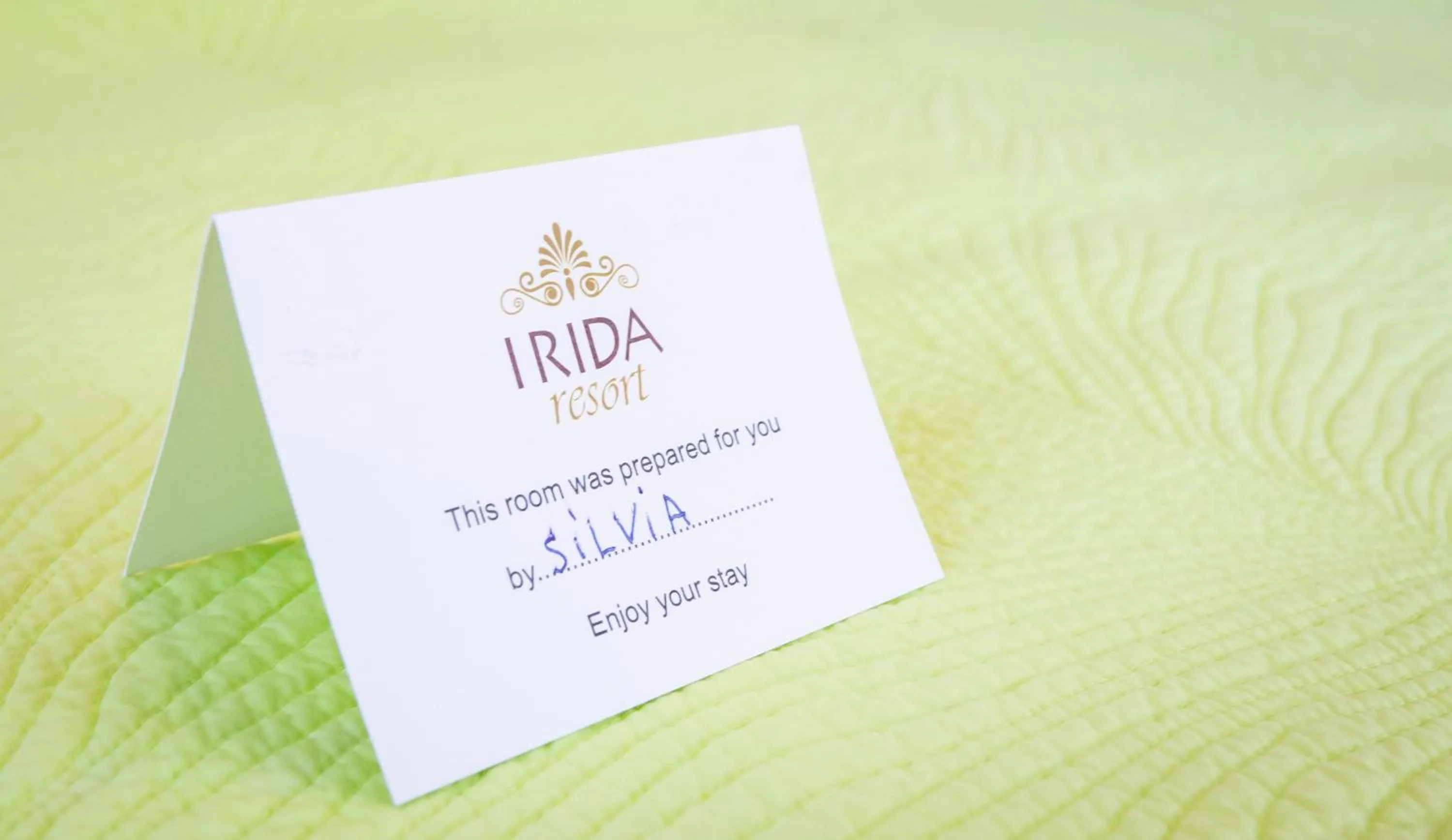 People in Irida Beach Resort Suites