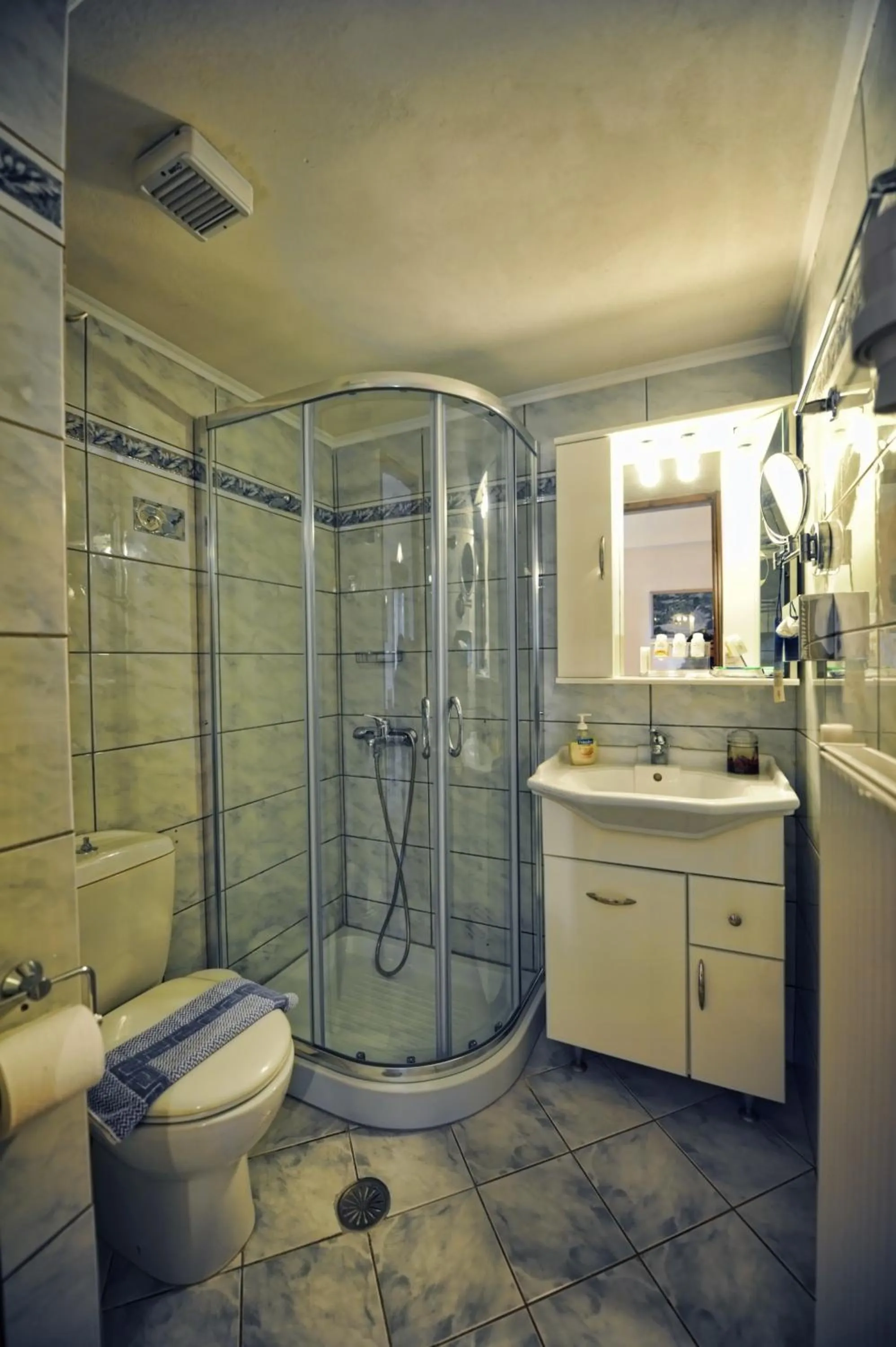 Shower in Irida Beach Resort Suites