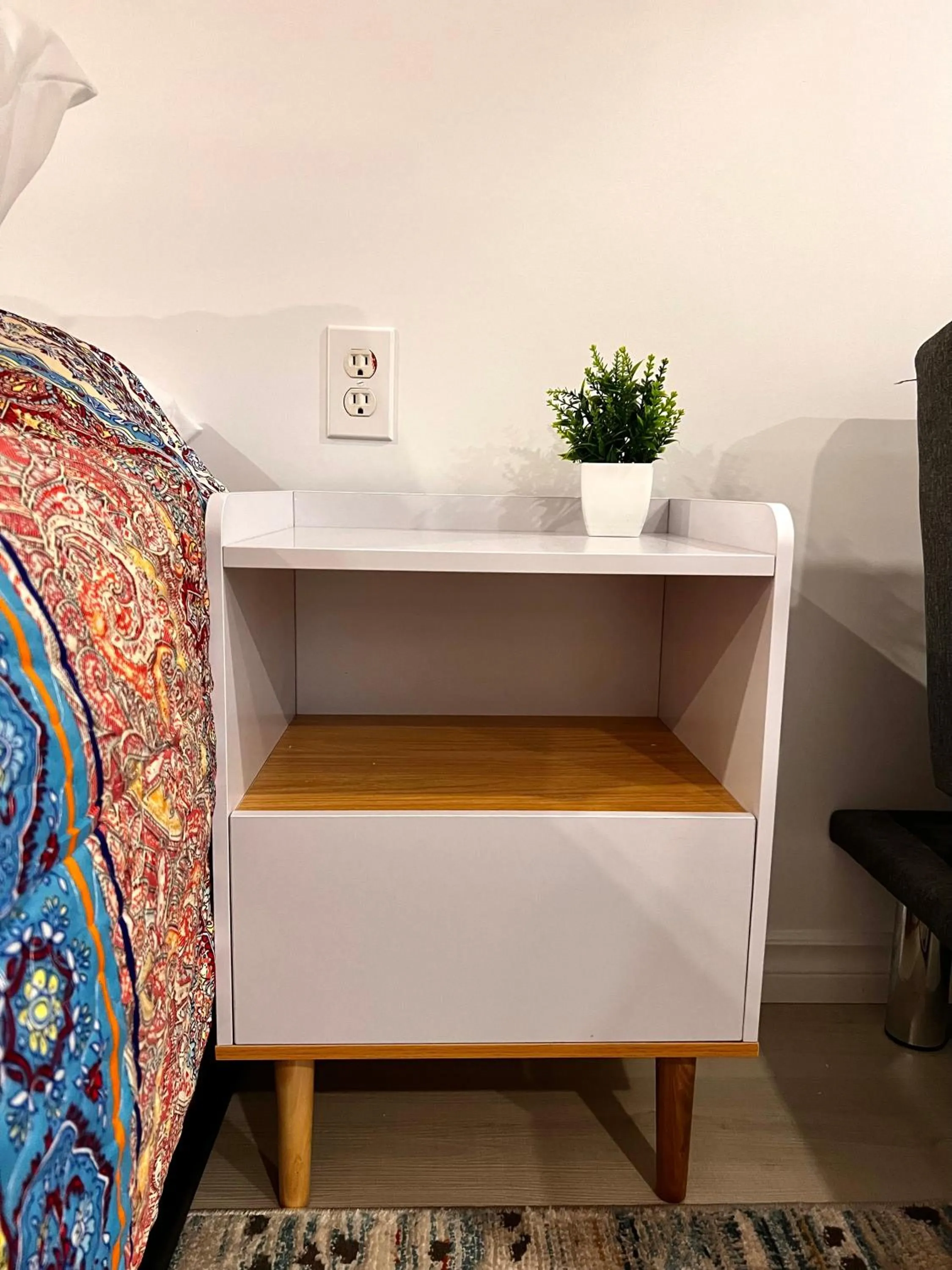 Bedroom, Bed in The Boho Oasis