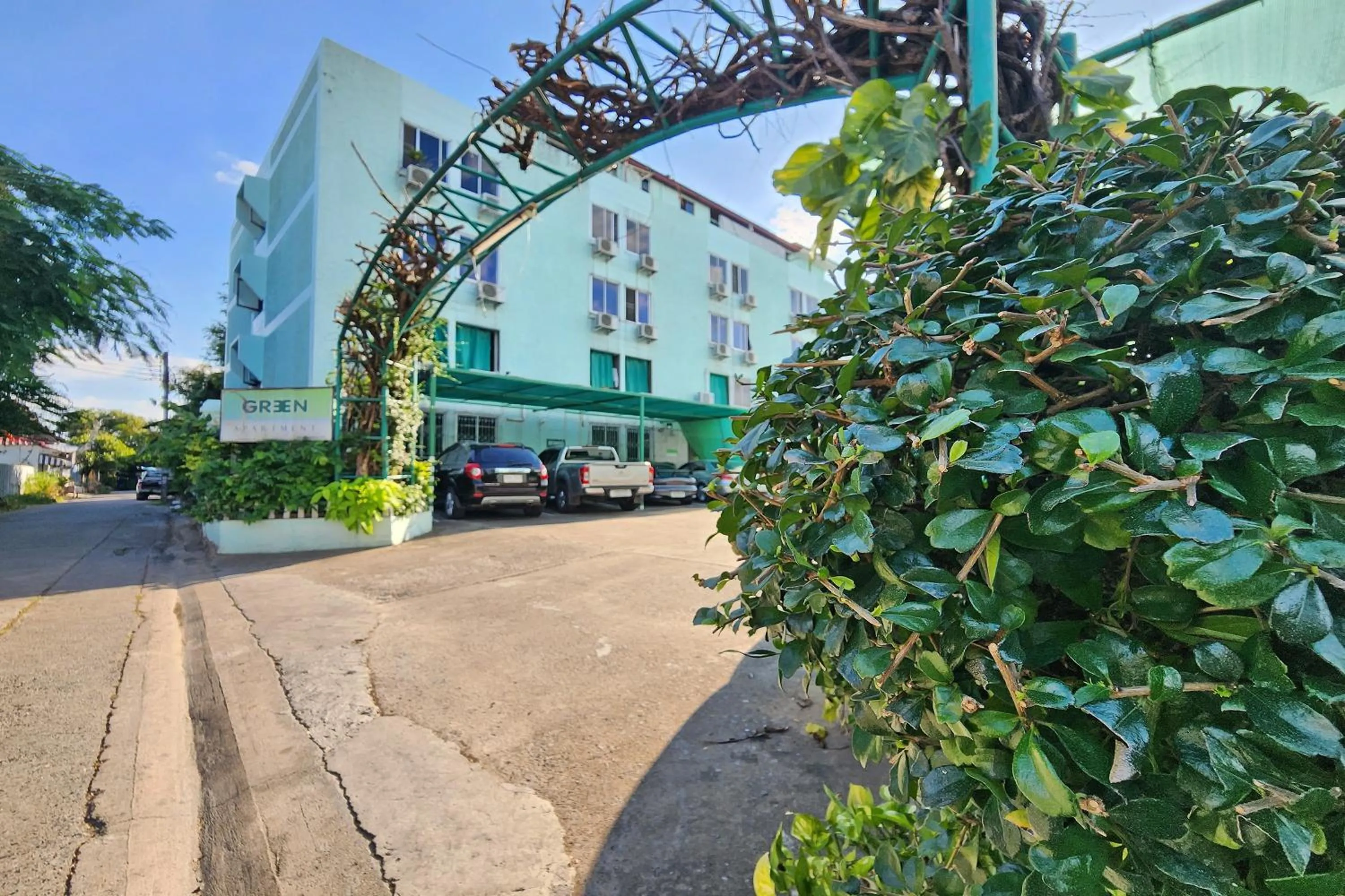 Property building in Green Apartment Kaset