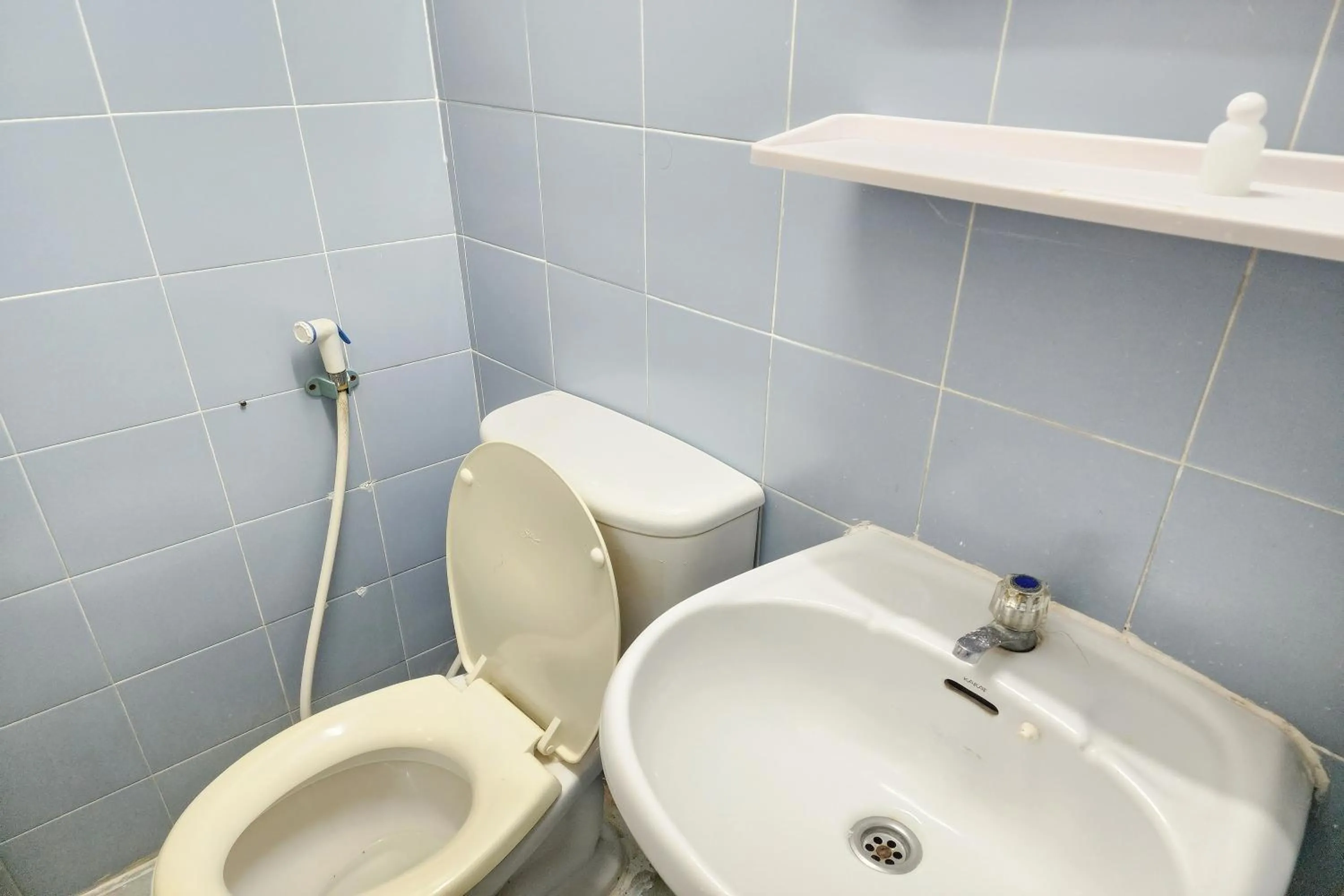 Toilet in Green Apartment Kaset