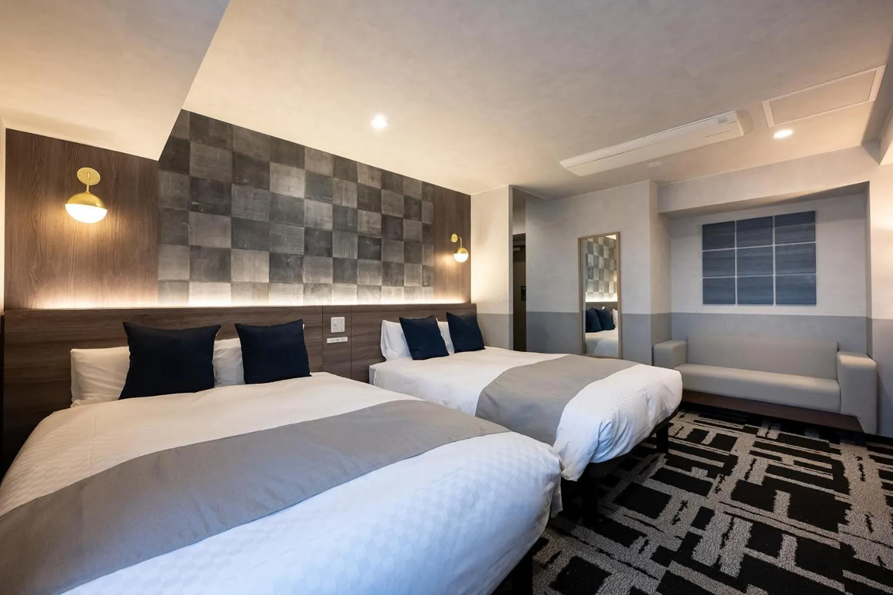 Photo of the whole room, Bed in Hotel KAN-RAKU Akita Kawabata