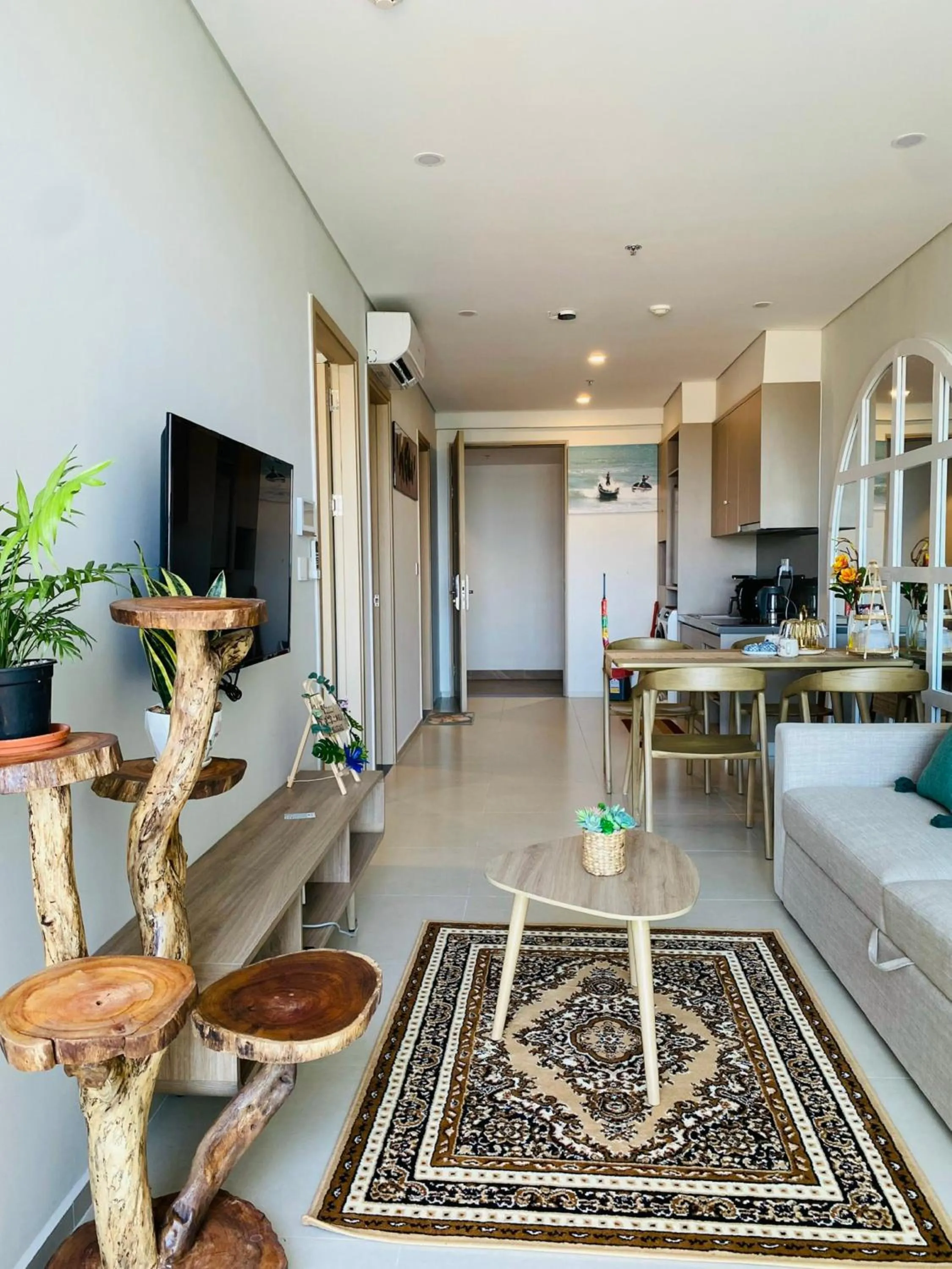 Living room in The Sóng Apartment Vũng Tàu - Sophia's House