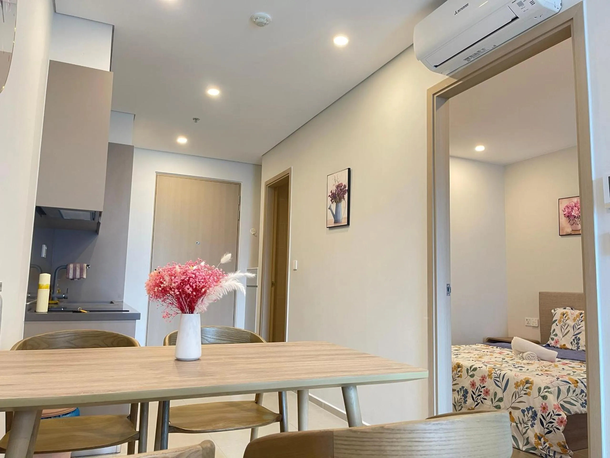 Living room in The Sóng Apartment Vũng Tàu - Sophia's House